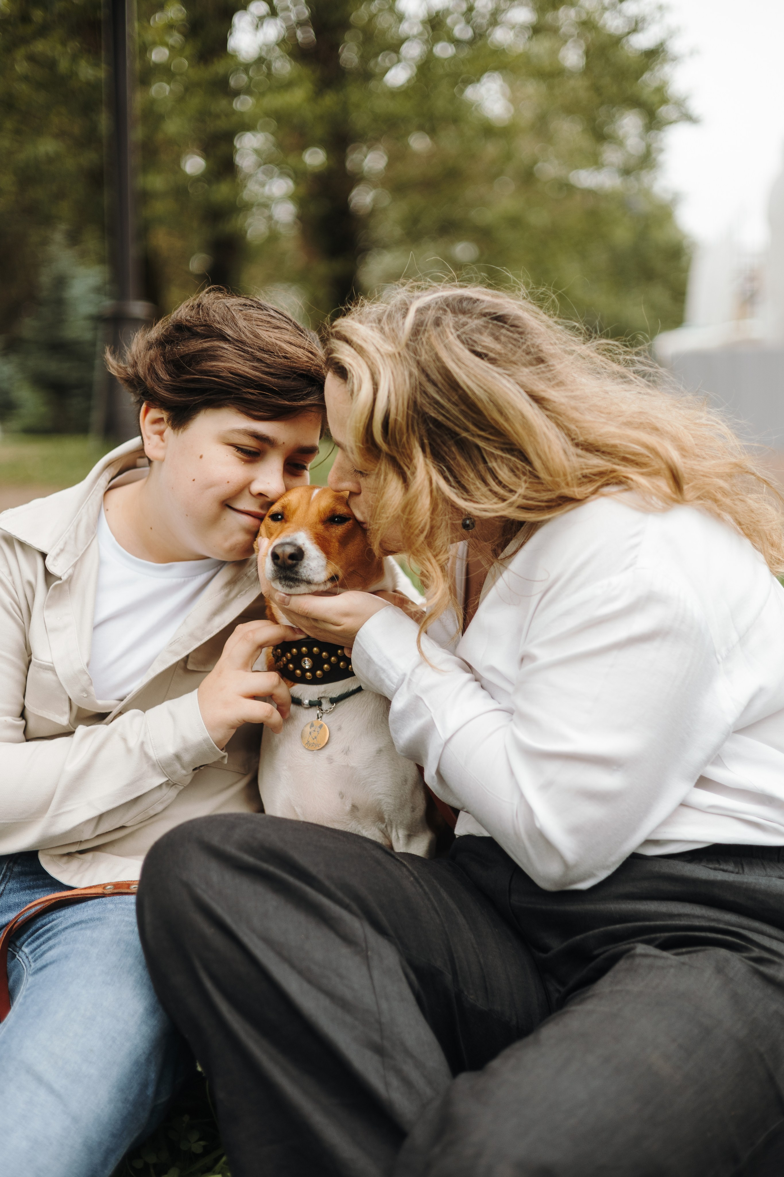 Ольга, Тимофей и Аурис. Фотограф животных Евгения Верцинская