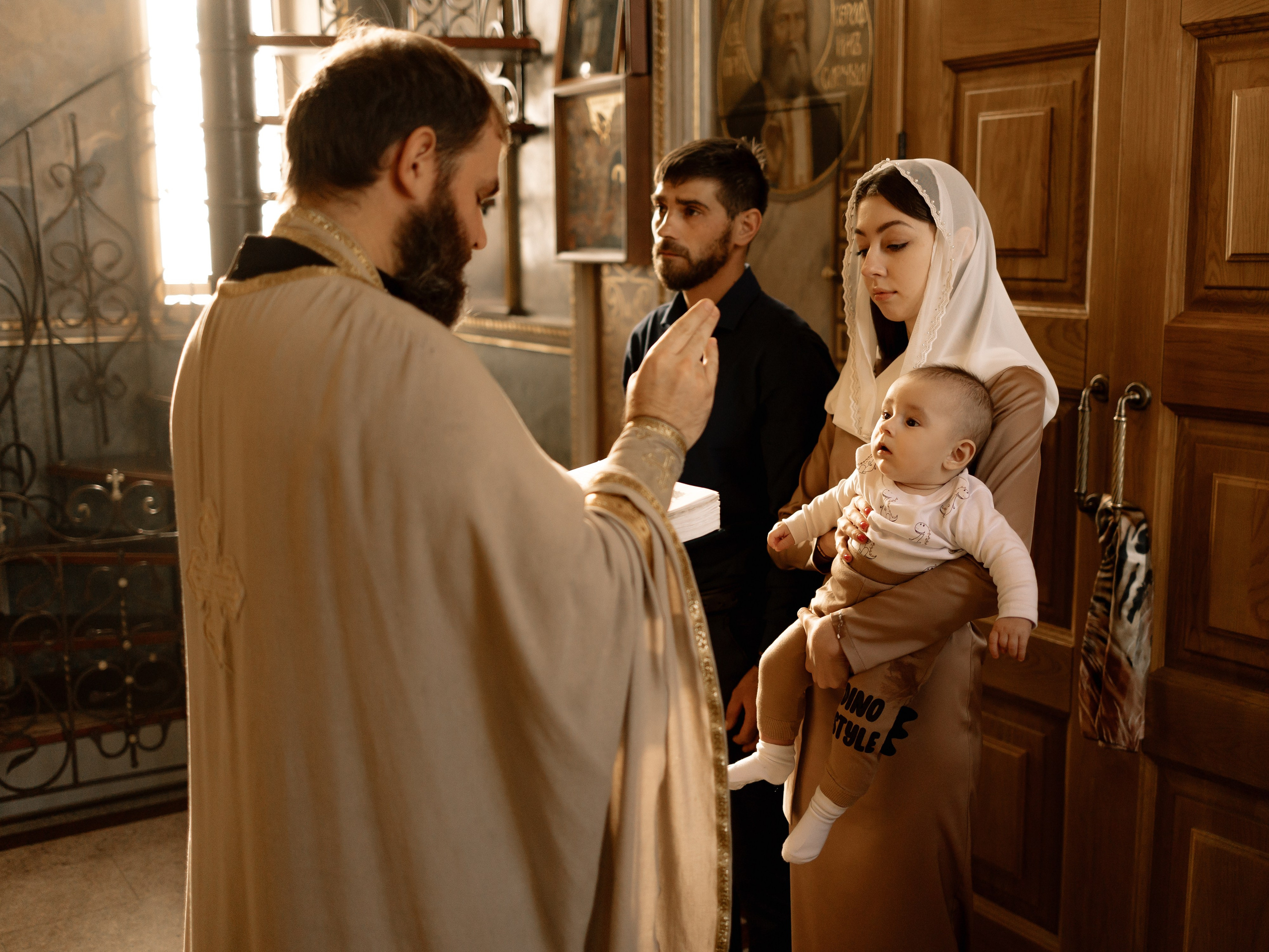 Крещение Тимура. Семейный фотограф в Краснодаре Храмова Анна