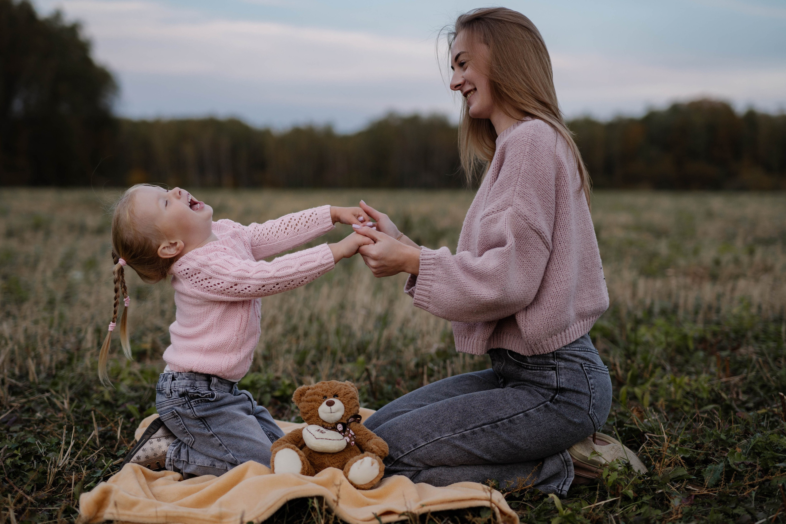 Женя и Маша. Съемка мамы и дочки. Свадебный и семейный фотограф в Калуге Анна Киреева