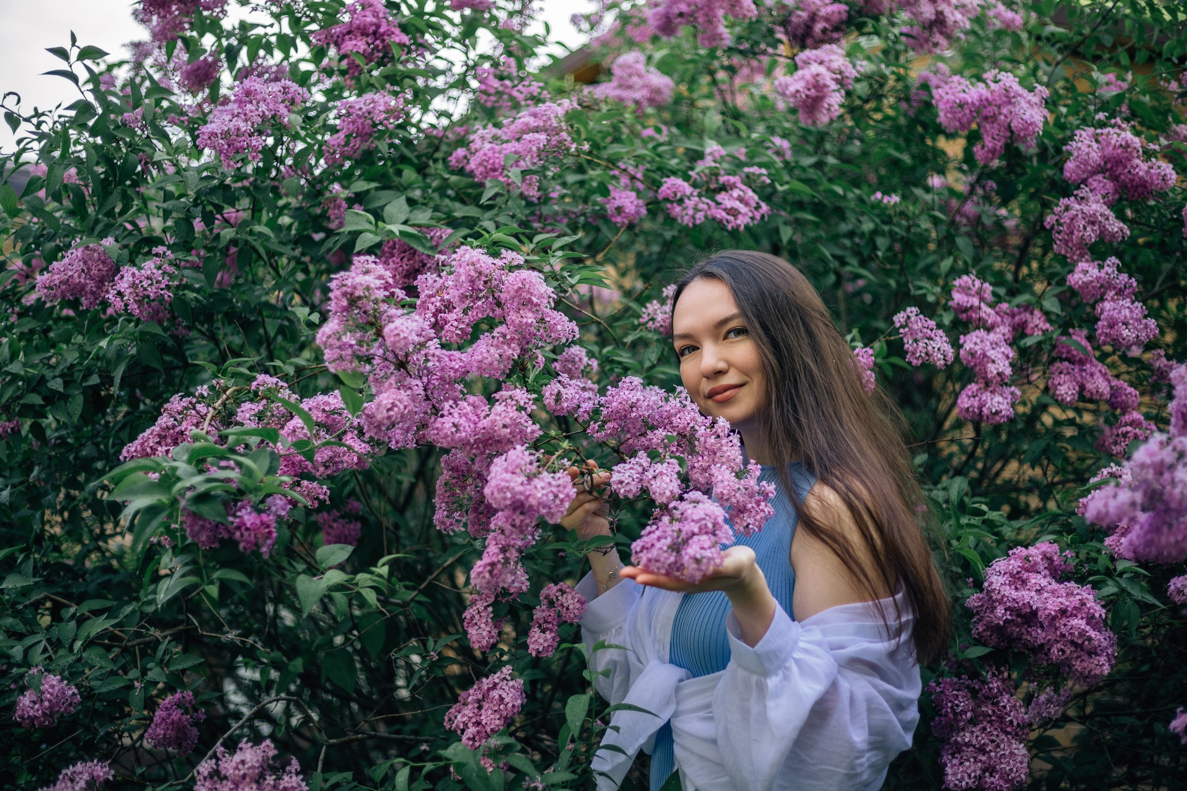 Смазы сирени. Екатерина. Июнь 2025. Фотограф Пермь. Свадьбы. Семья и дети, школа, д. сад. Фотокниги