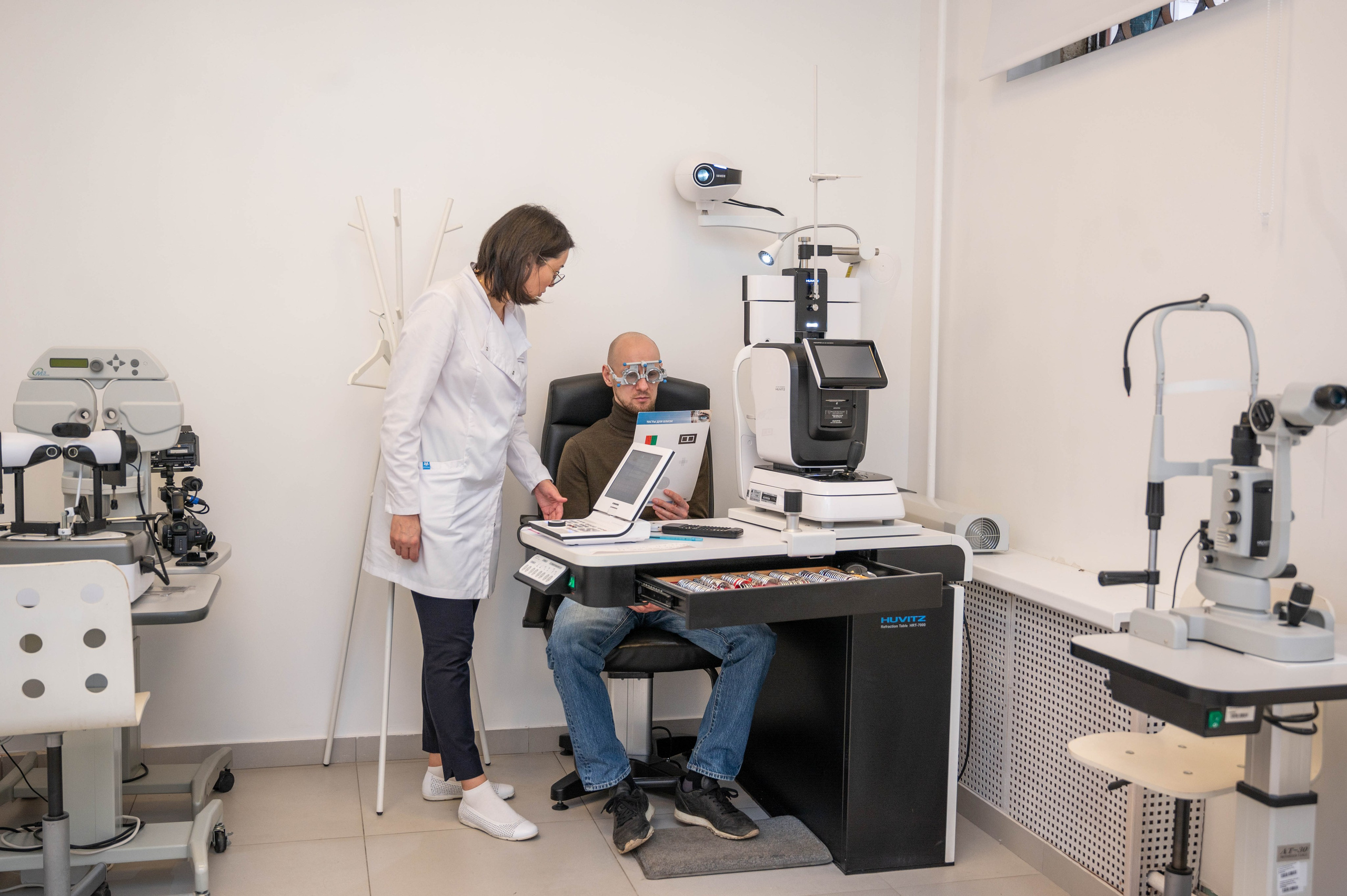 Съёмка открытия оптики