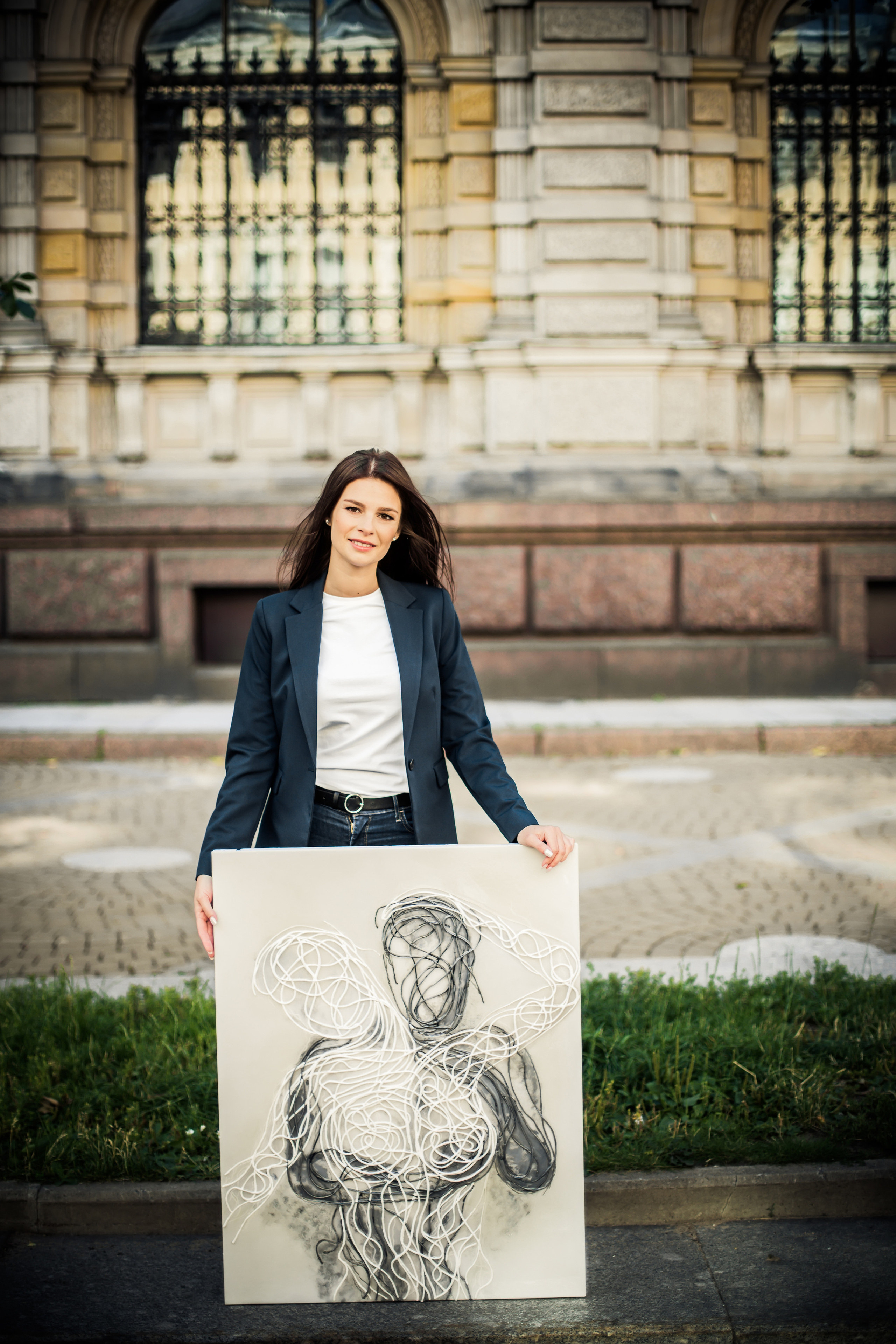 Портретная фотосессия для девушки около музея Штиглица. Детский, свадебный и семейный фотограф Юлия Курбатова, Санкт-Петербург