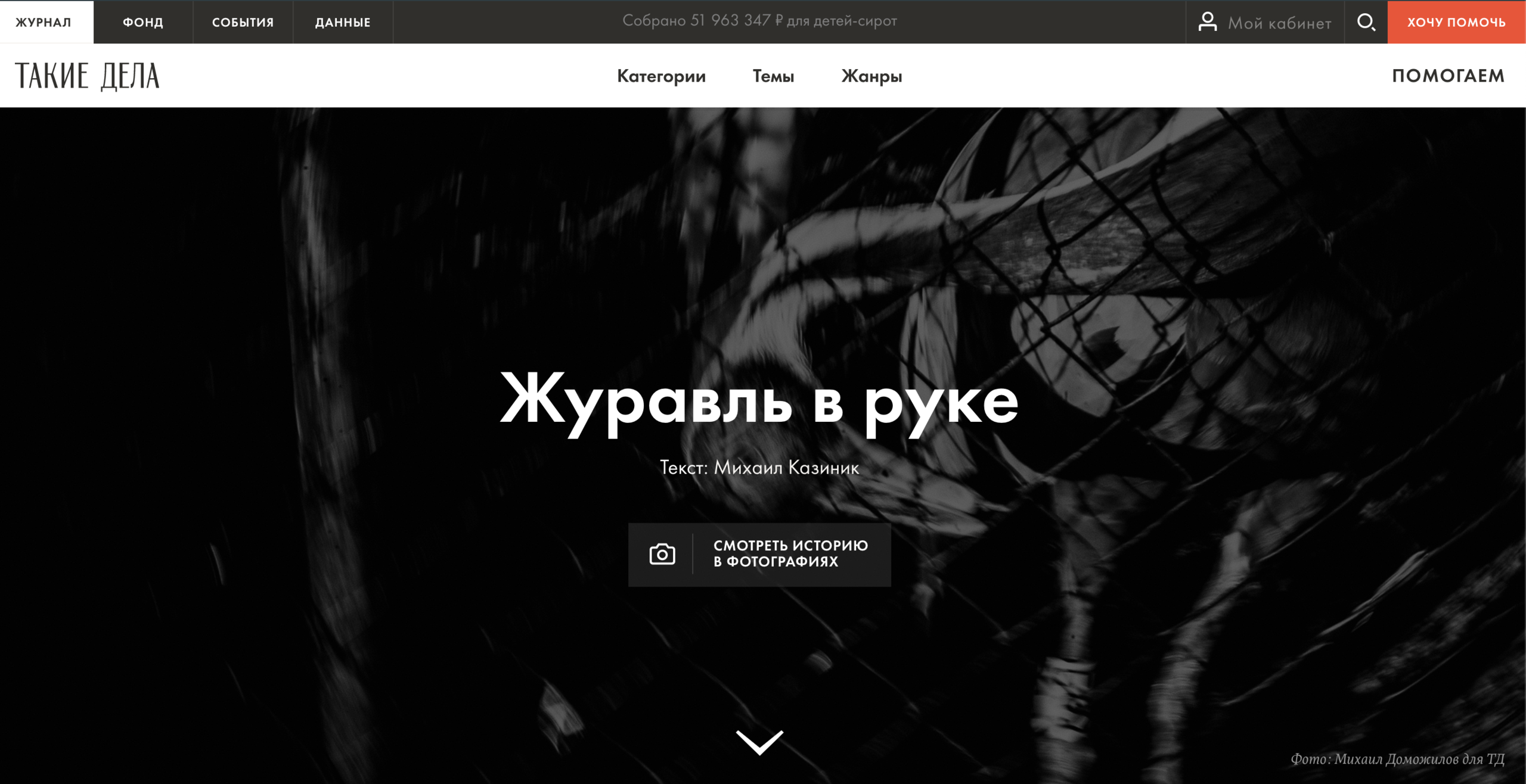 Tearsheets. Misha Domozhilov photographer