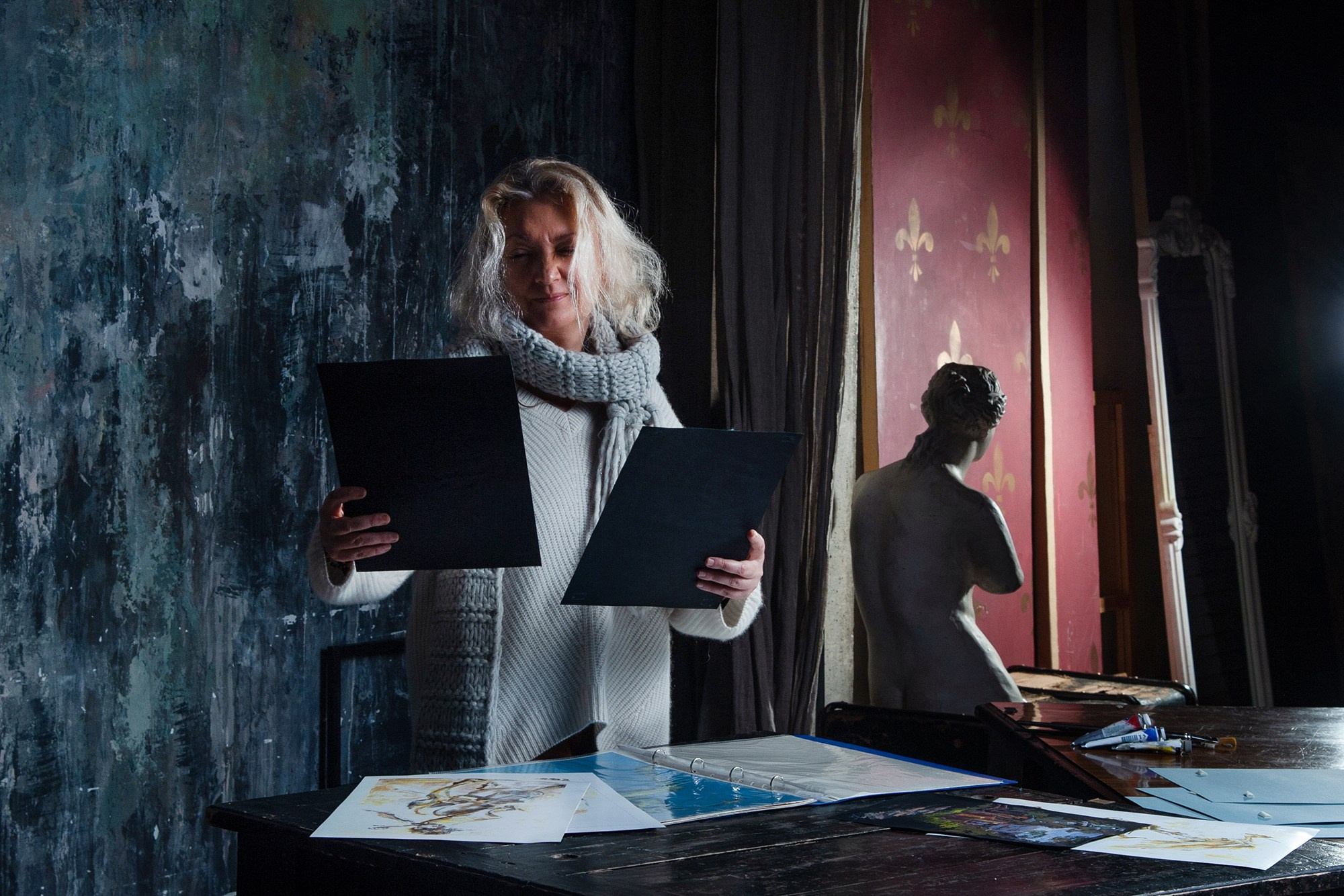 Фотосъемка для художника Ольги Ломакиной. Портретная фотография в Москве