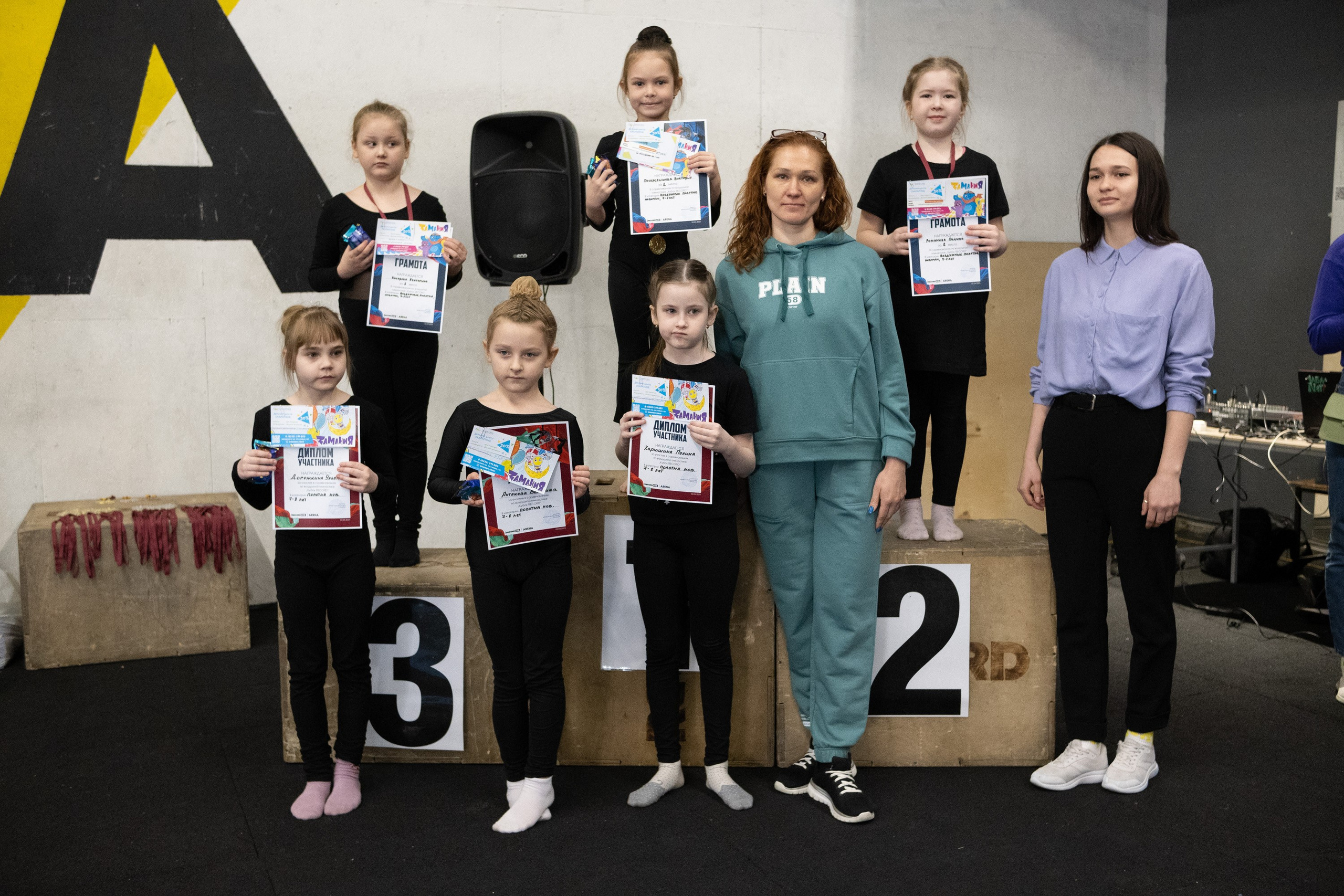 Внутриклубные соревнования по воздушной гимнастике 02.04.23