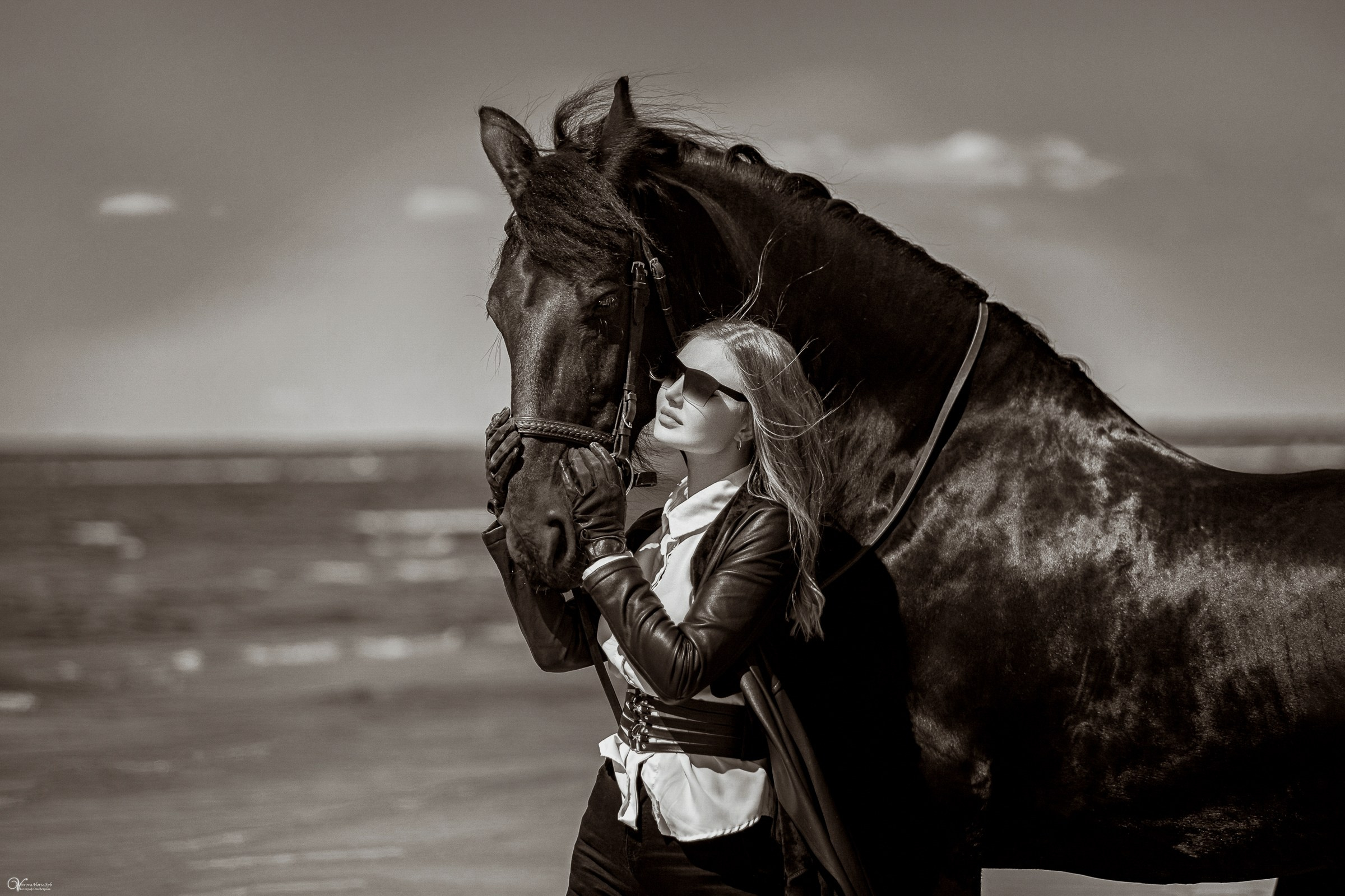 Фотосессии с лошадьми летом. Фотограф женский и мужской портрет Санкт-Петербург