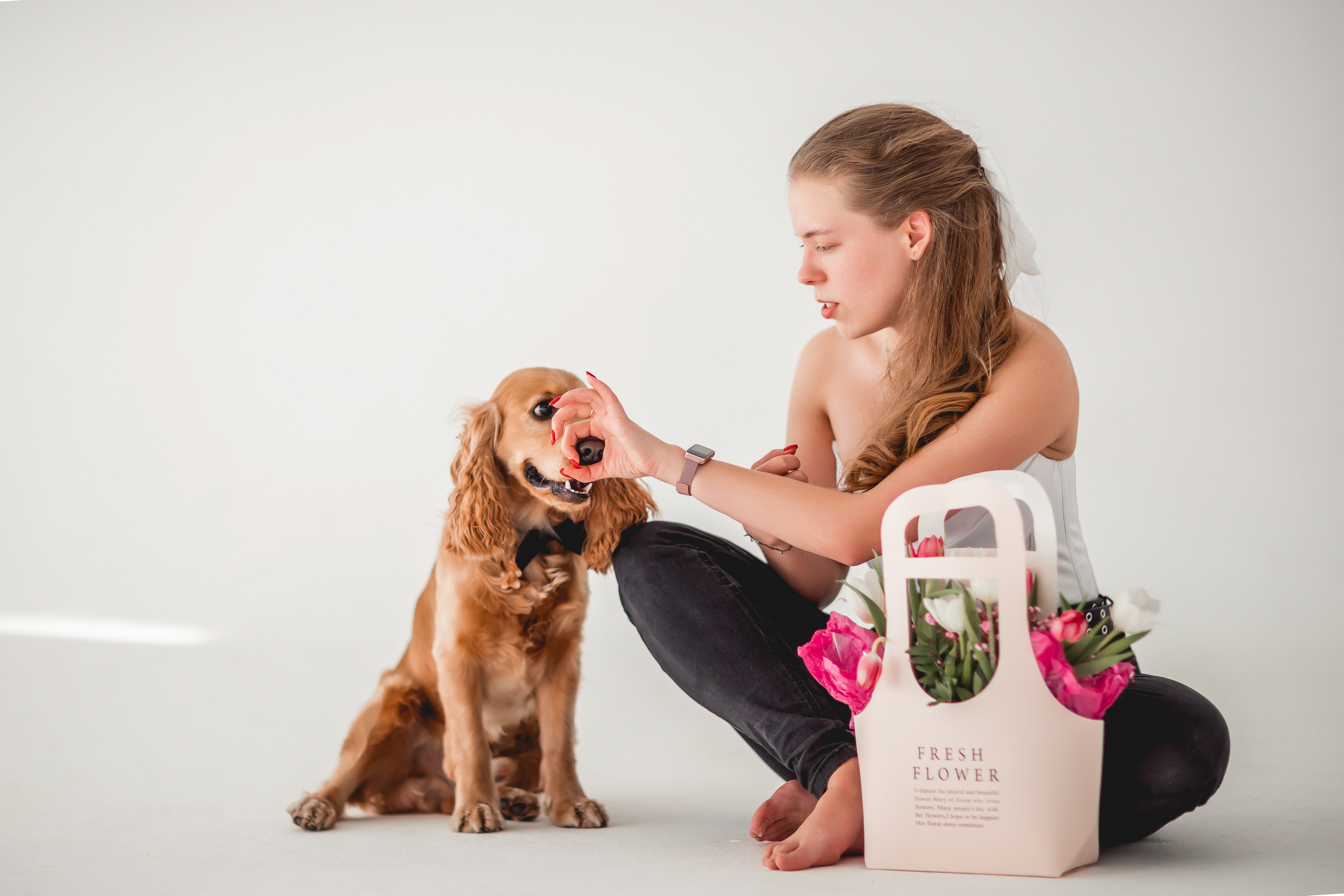 Лада и Барни. Семейный фотограф анималист Мария Крючкова