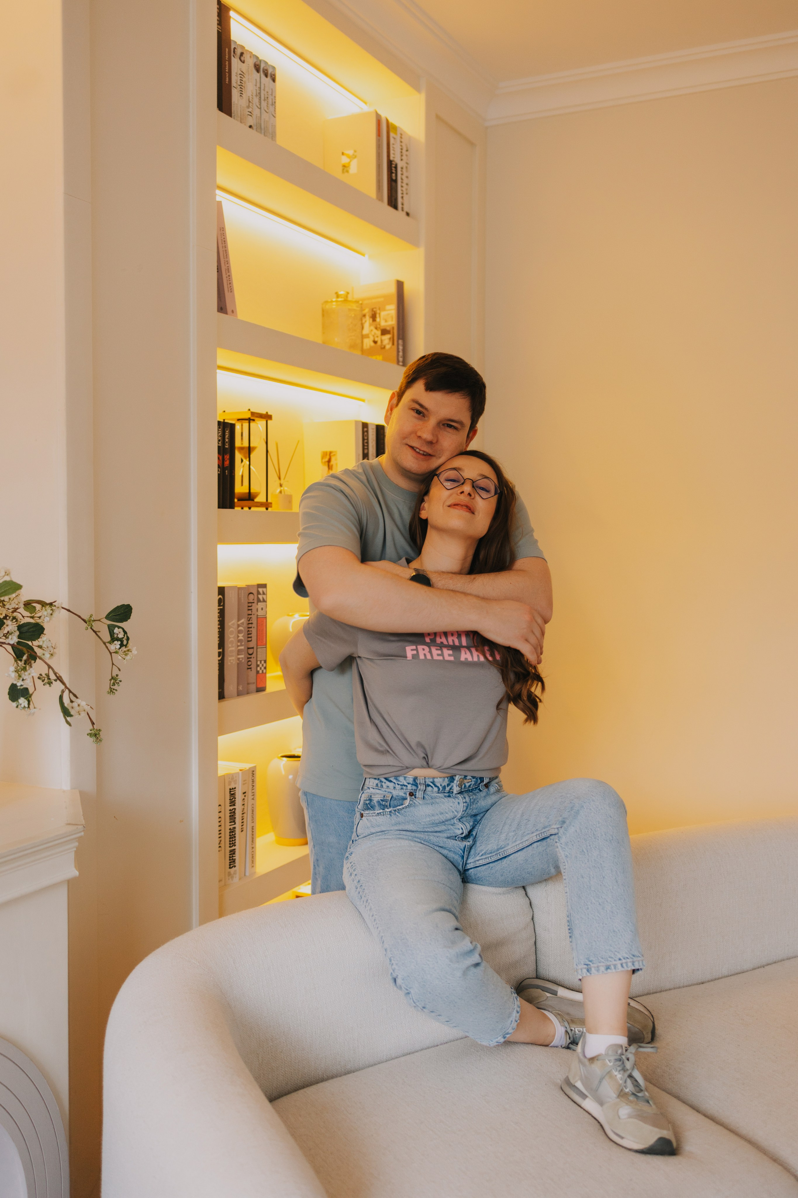 Большая семья. Домашняя фотосессия