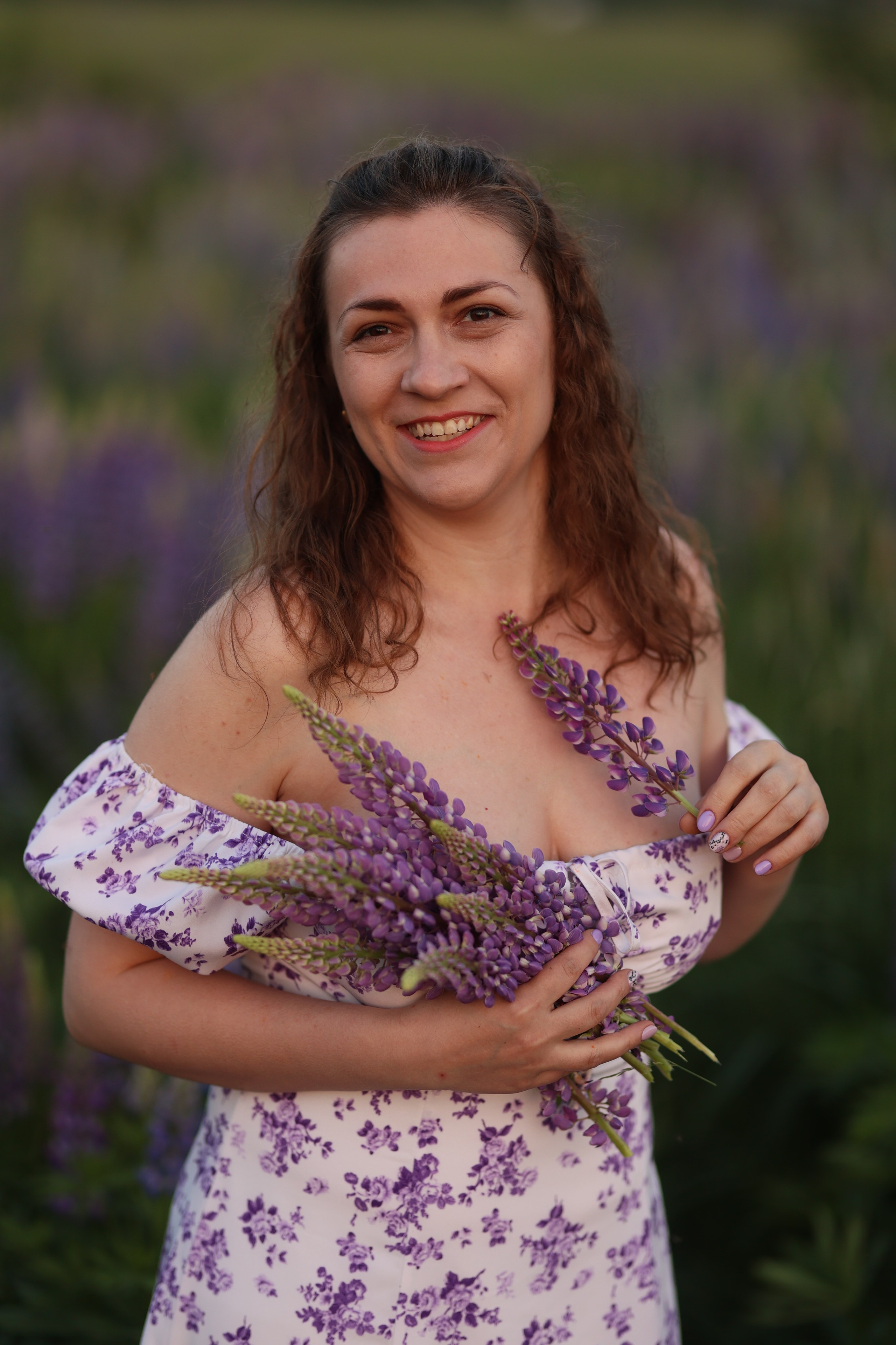 Фотосессия с люпинами. Семейный и свадебный фотограф в Санкт-Петербурге Татьяна Швыкова