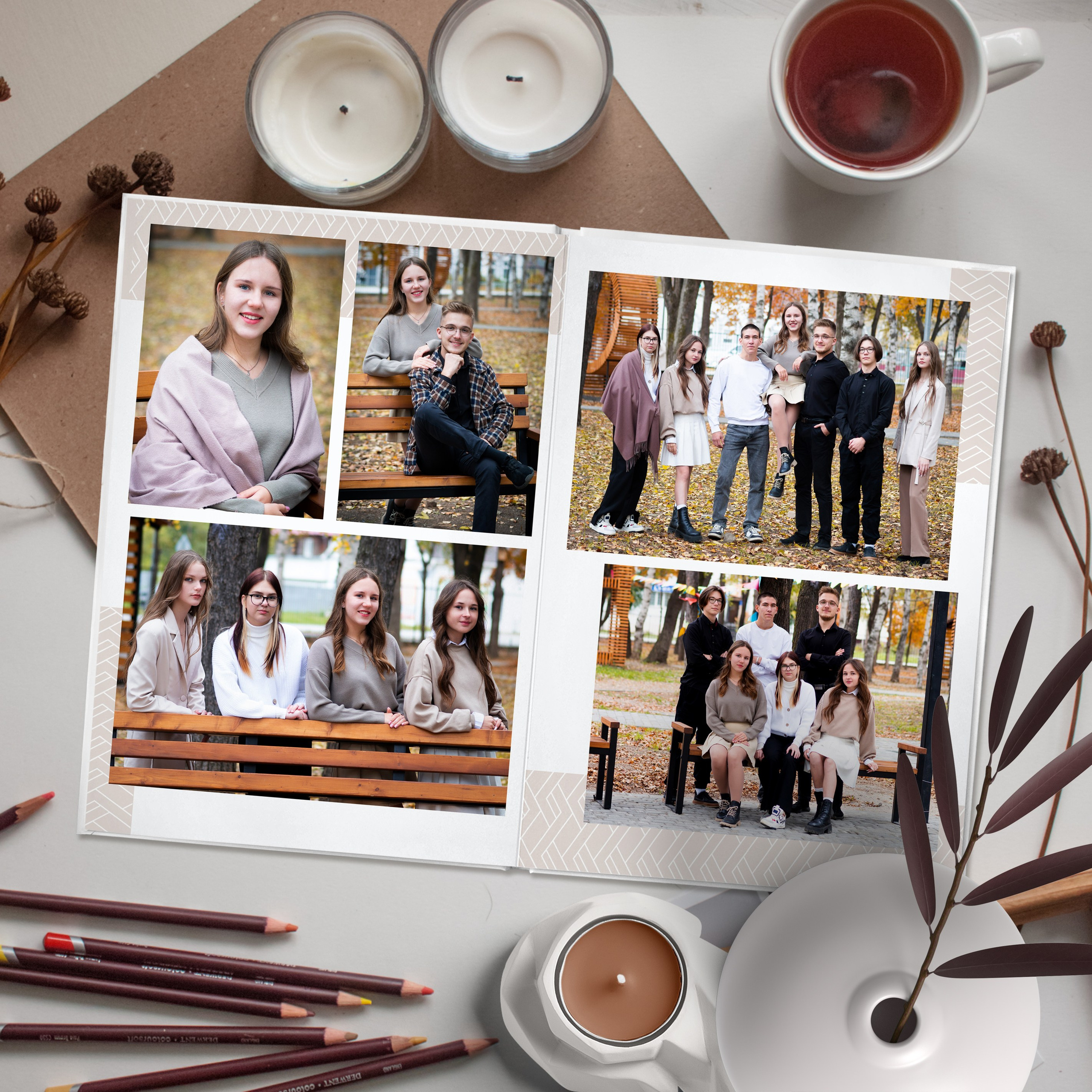 Альбом 5 разворотов Старшая Школа. Выпускные Альбомы и Фотосессии п. Кавалерово