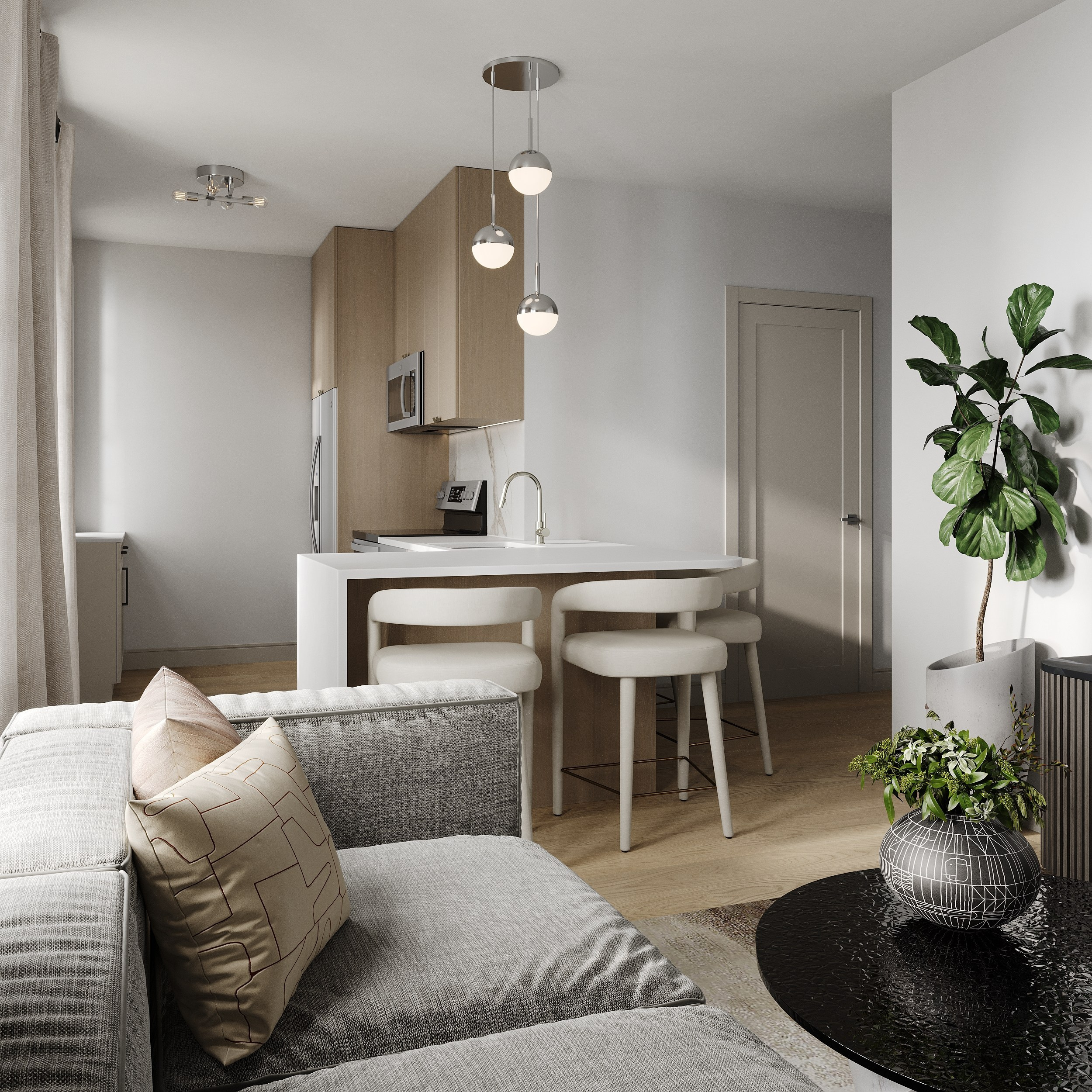 USA, Willow Oak Dr by Situ. Photorealistic 3D visuals for interiors and product renders