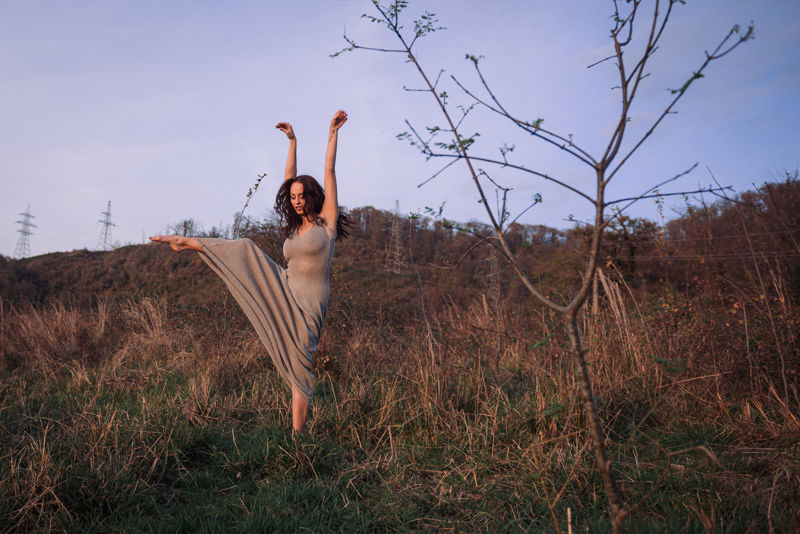 Аня. Фотосессия на холмах. Портретный и репортажный фотограф в Сочи Рамодина Юлия