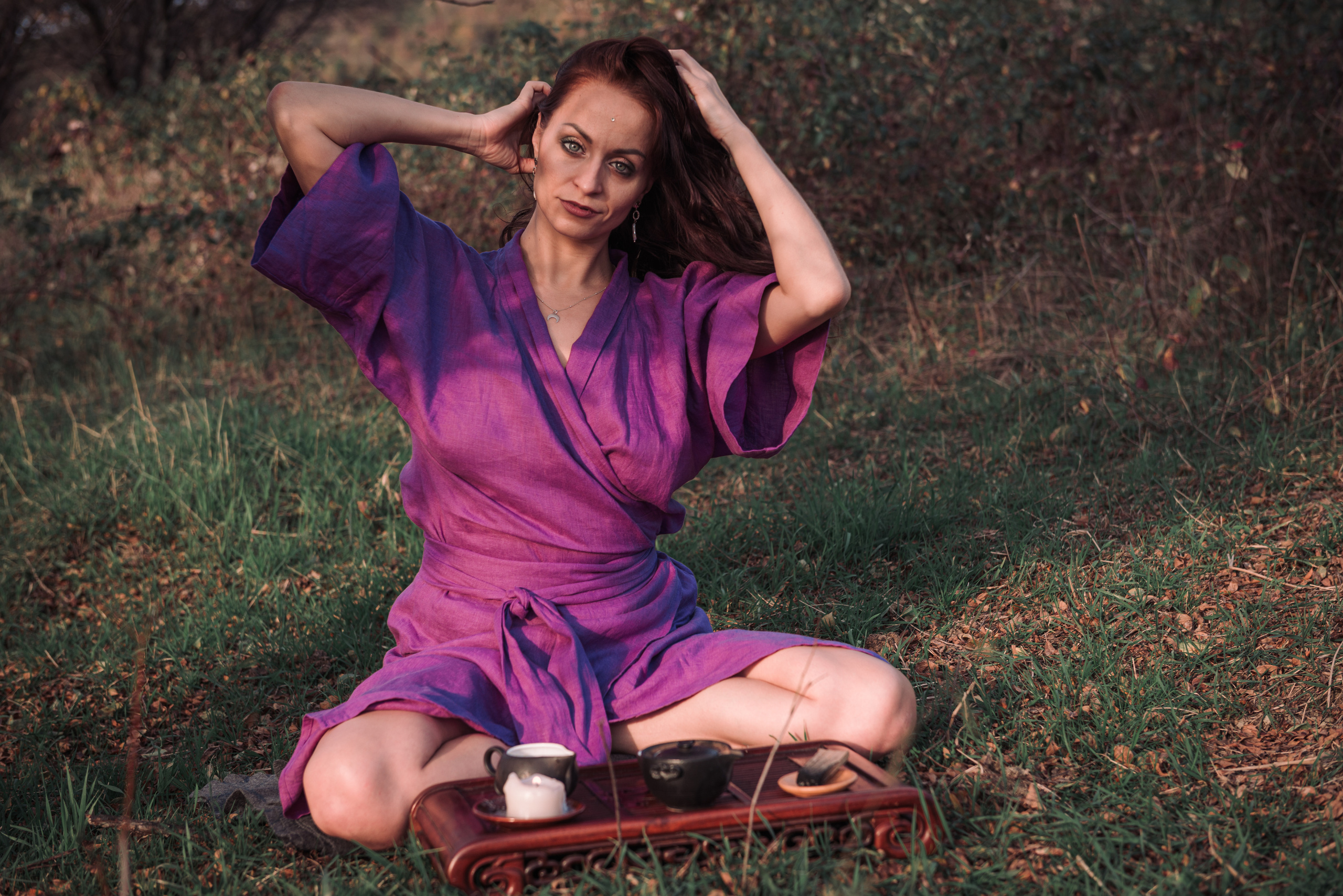 Аня. Фотосессия на холмах. Портретный и репортажный фотограф в Сочи Рамодина Юлия