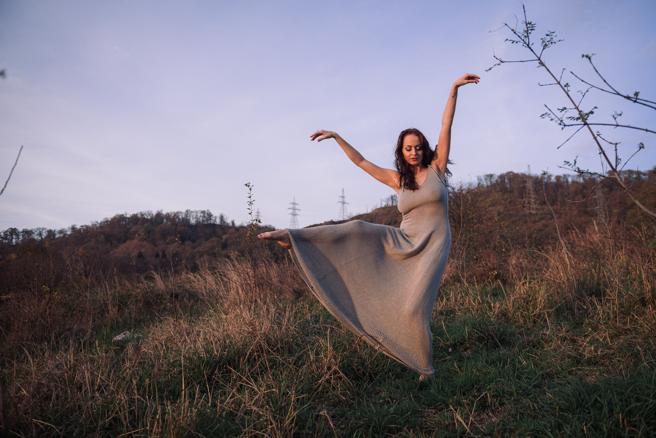 Аня. Фотосессия на холмах. Портретный и репортажный фотограф в Сочи Рамодина Юлия