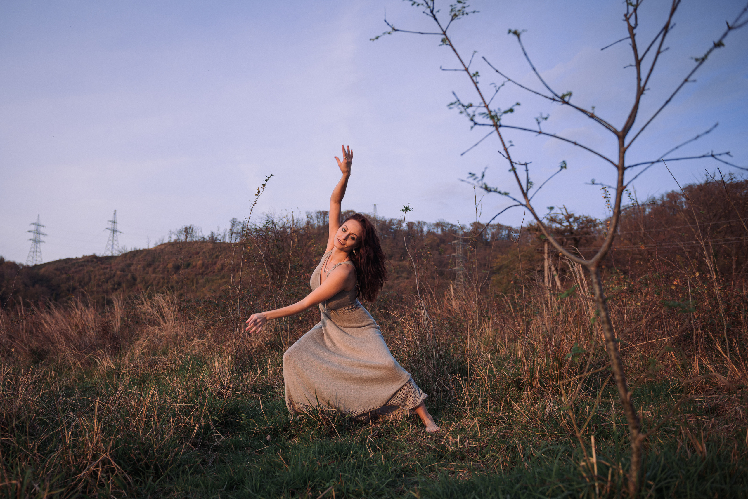 Аня. Фотосессия на холмах. Портретный и репортажный фотограф в Сочи Рамодина Юлия