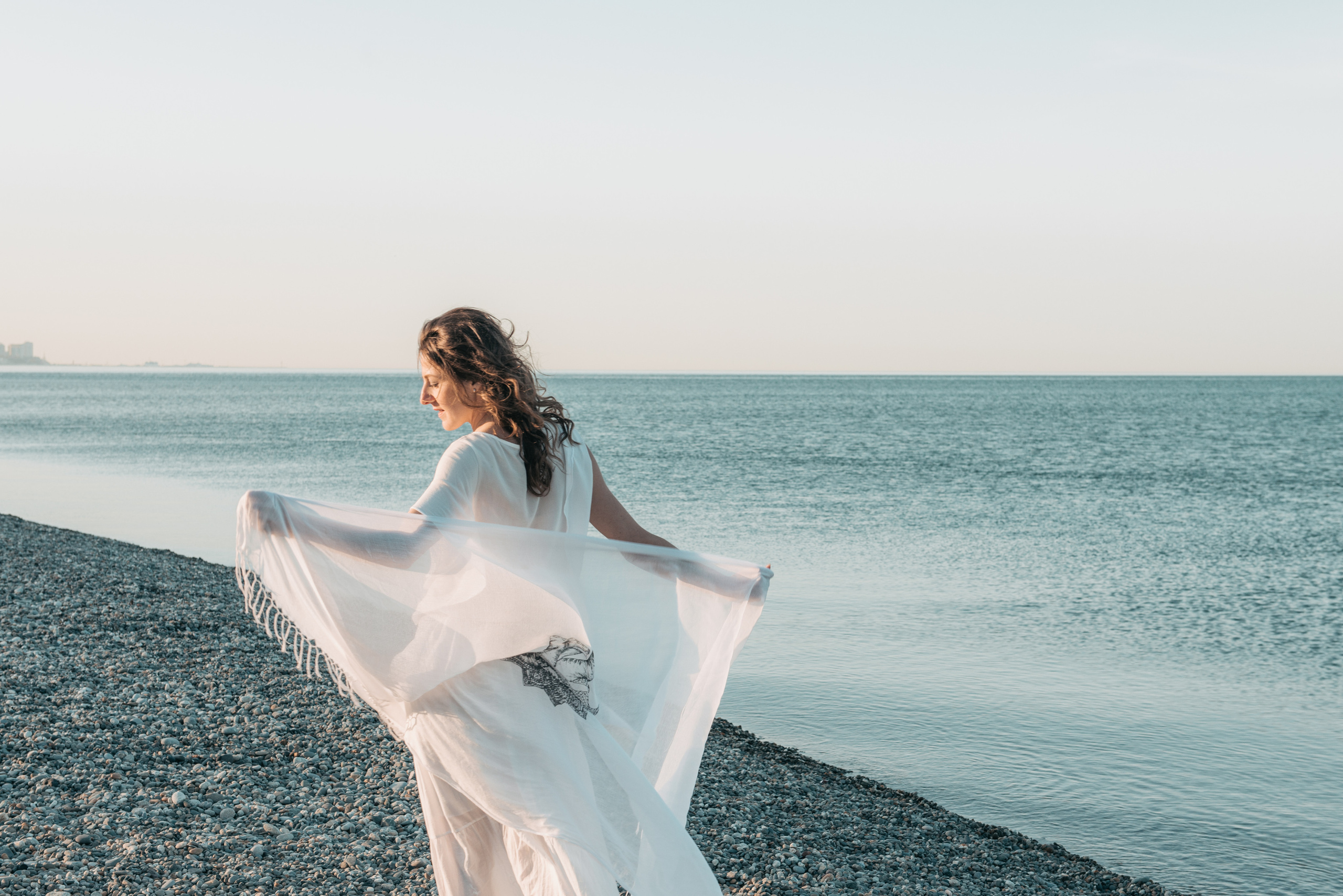 Марина. Фотосессия на море. Портретный и репортажный фотограф в Сочи Рамодина Юлия