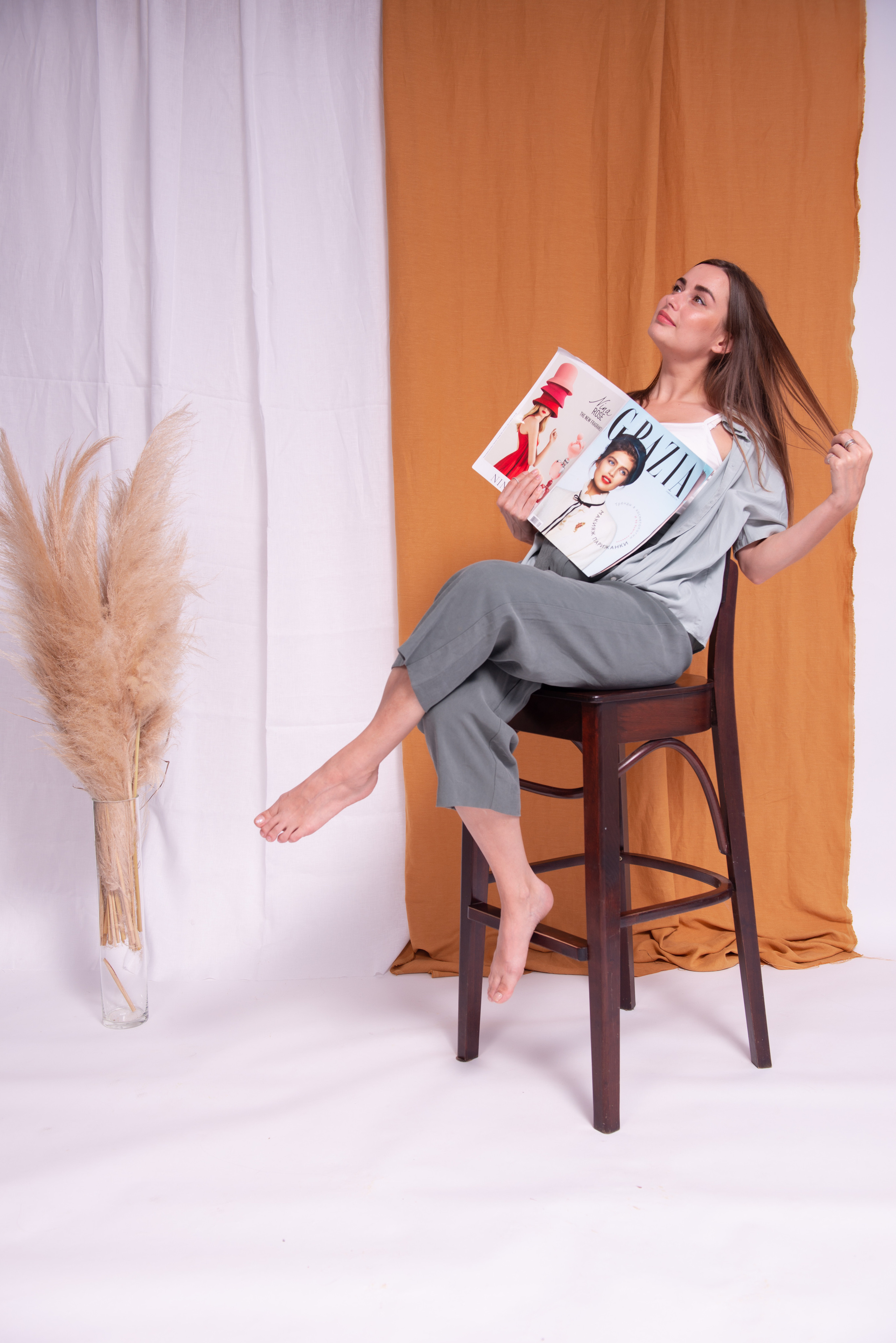 Фотосессия для блога Наташи. Студия. Портретный и репортажный фотограф в Сочи Рамодина Юлия