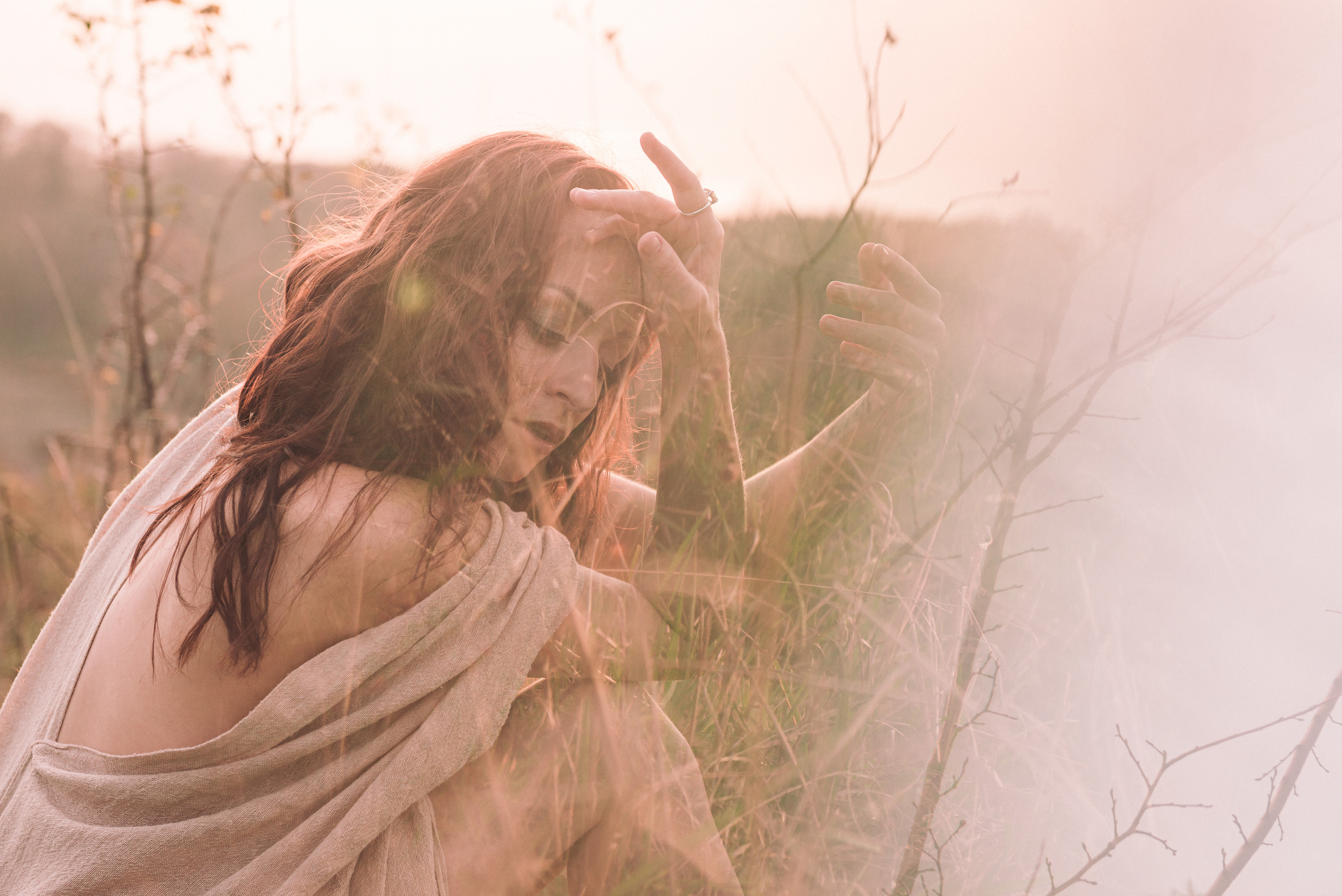 Аня. Фотосессия на холмах. Портретный и репортажный фотограф в Сочи Рамодина Юлия