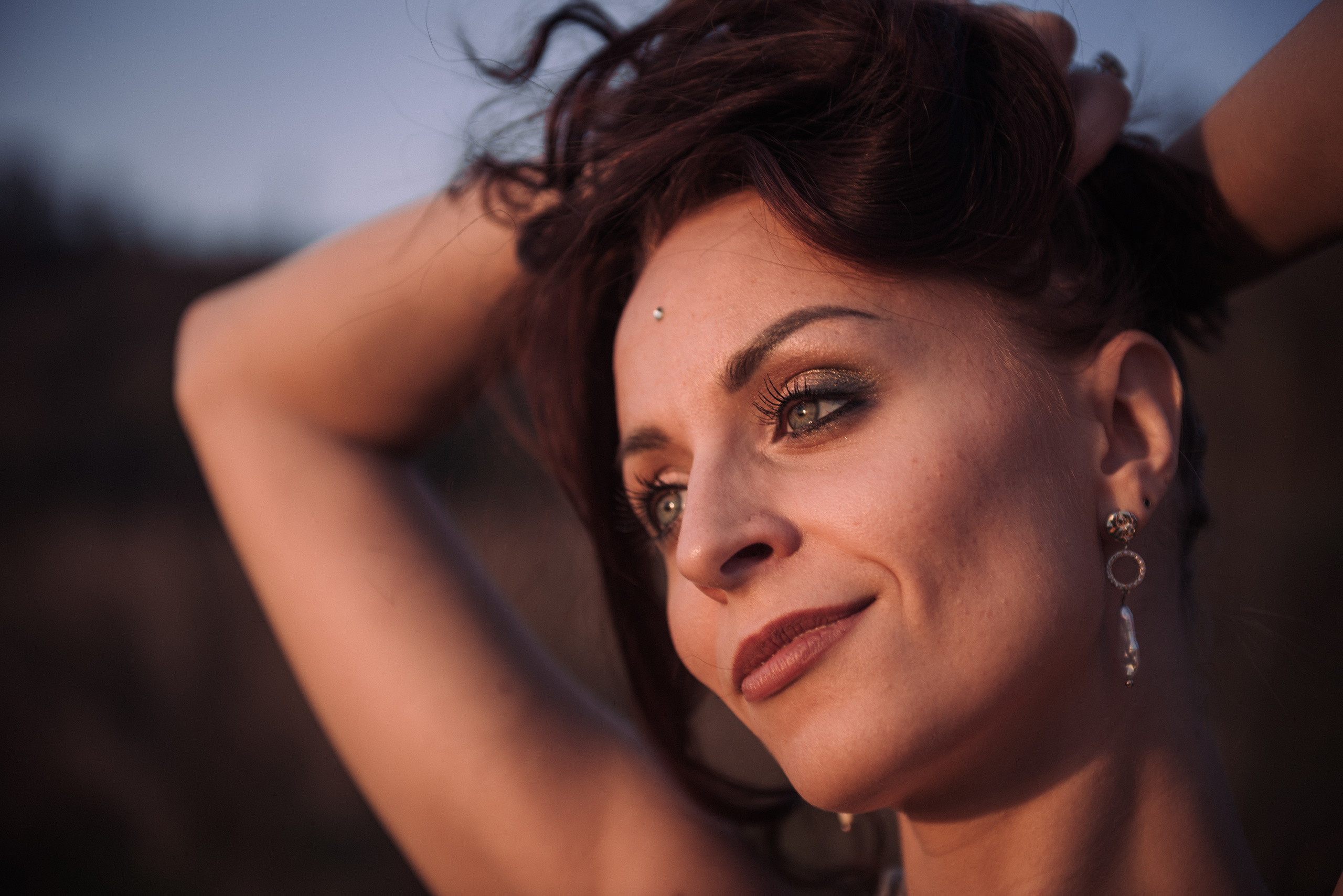 Аня. Фотосессия на холмах. Портретный и репортажный фотограф в Сочи Рамодина Юлия