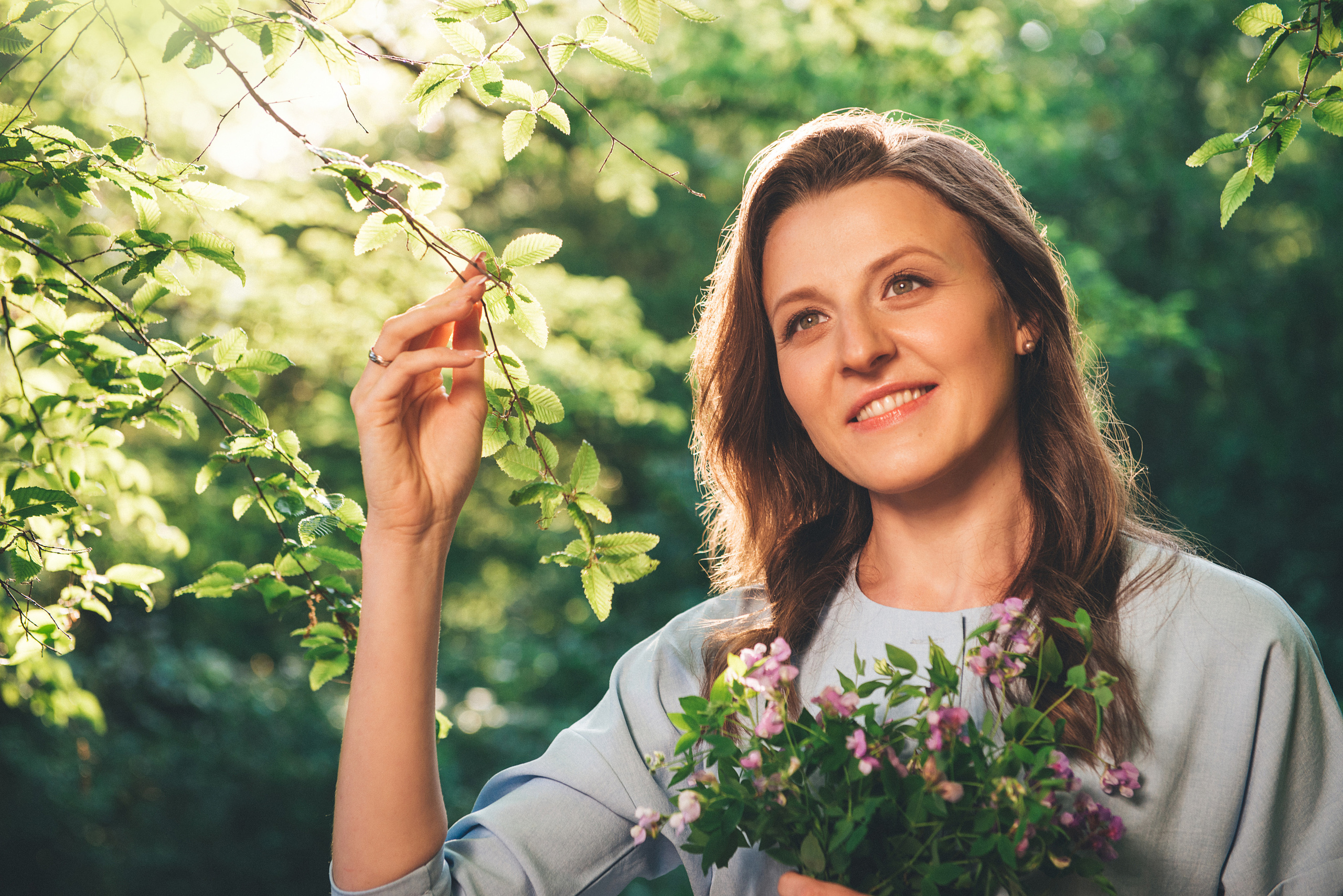 Марина. Фотопрогулка в лесу. Портретный и репортажный фотограф в Сочи Рамодина Юлия