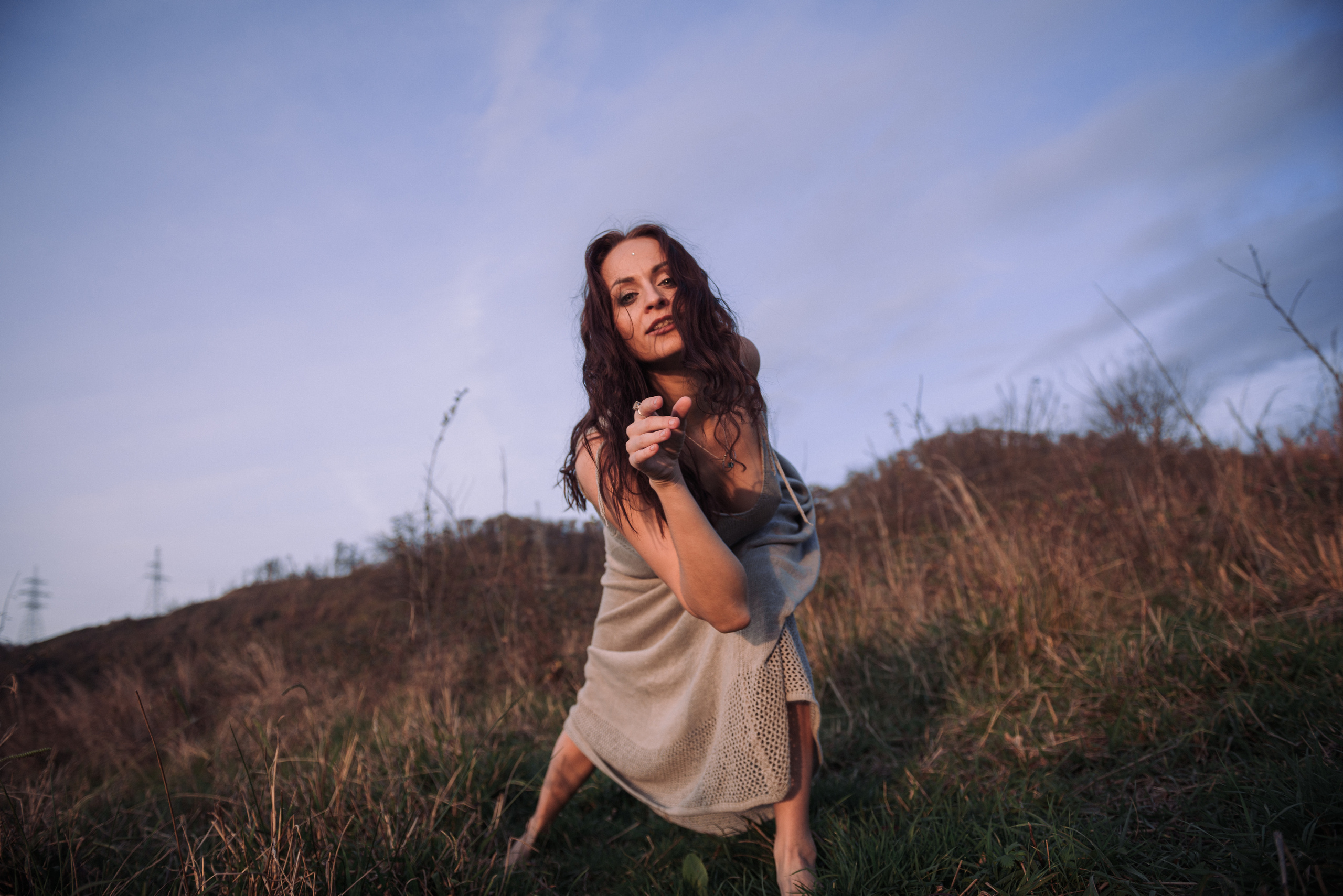 Аня. Фотосессия на холмах. Портретный и репортажный фотограф в Сочи Рамодина Юлия