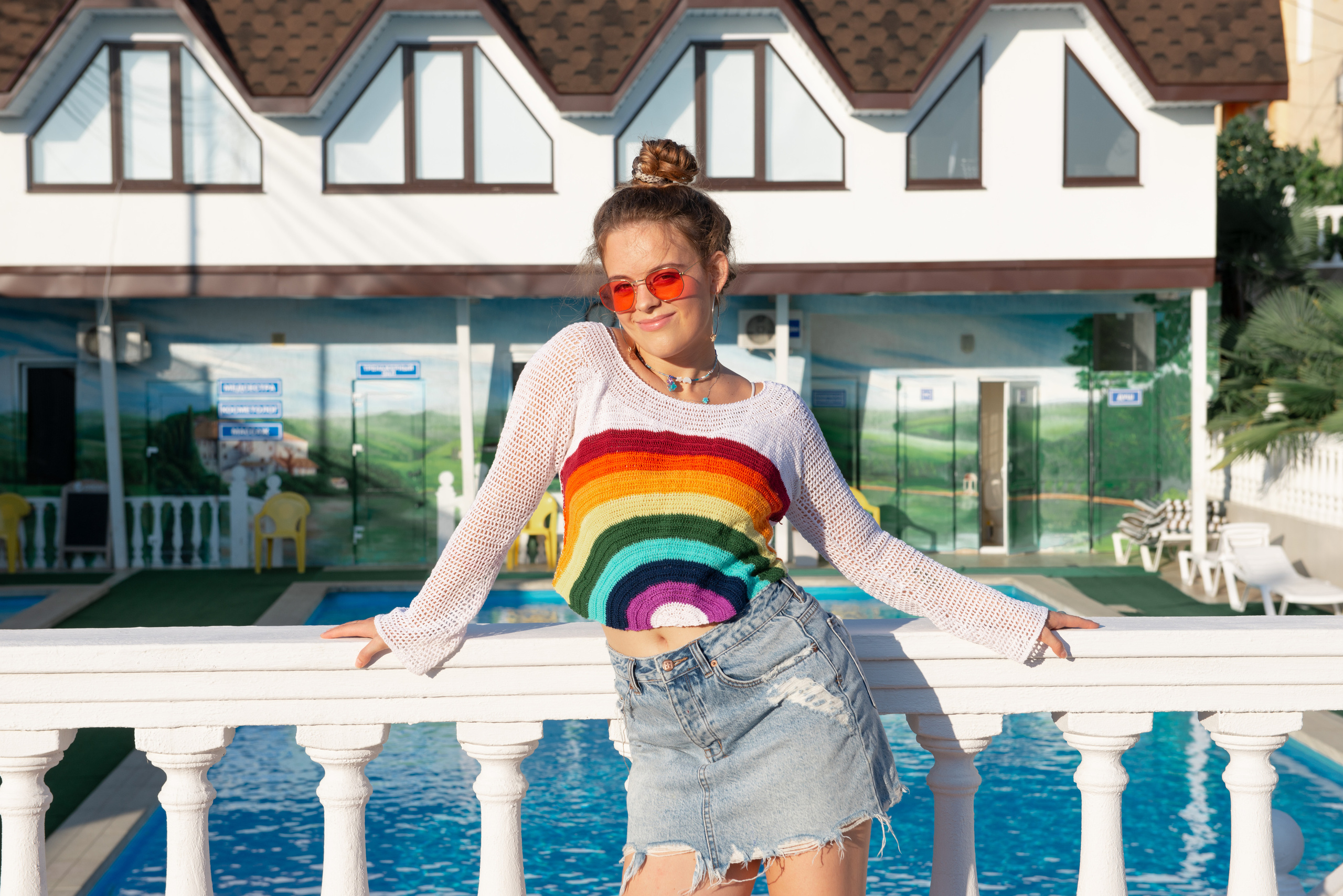 Контент фотосессия Ани в парк отеле. Портретный и репортажный фотограф в Сочи Рамодина Юлия