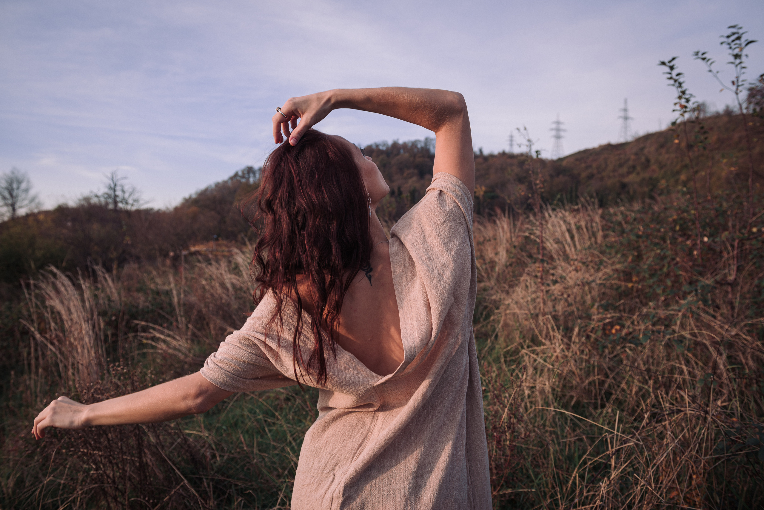Аня. Фотосессия на холмах. Портретный и репортажный фотограф в Сочи Рамодина Юлия