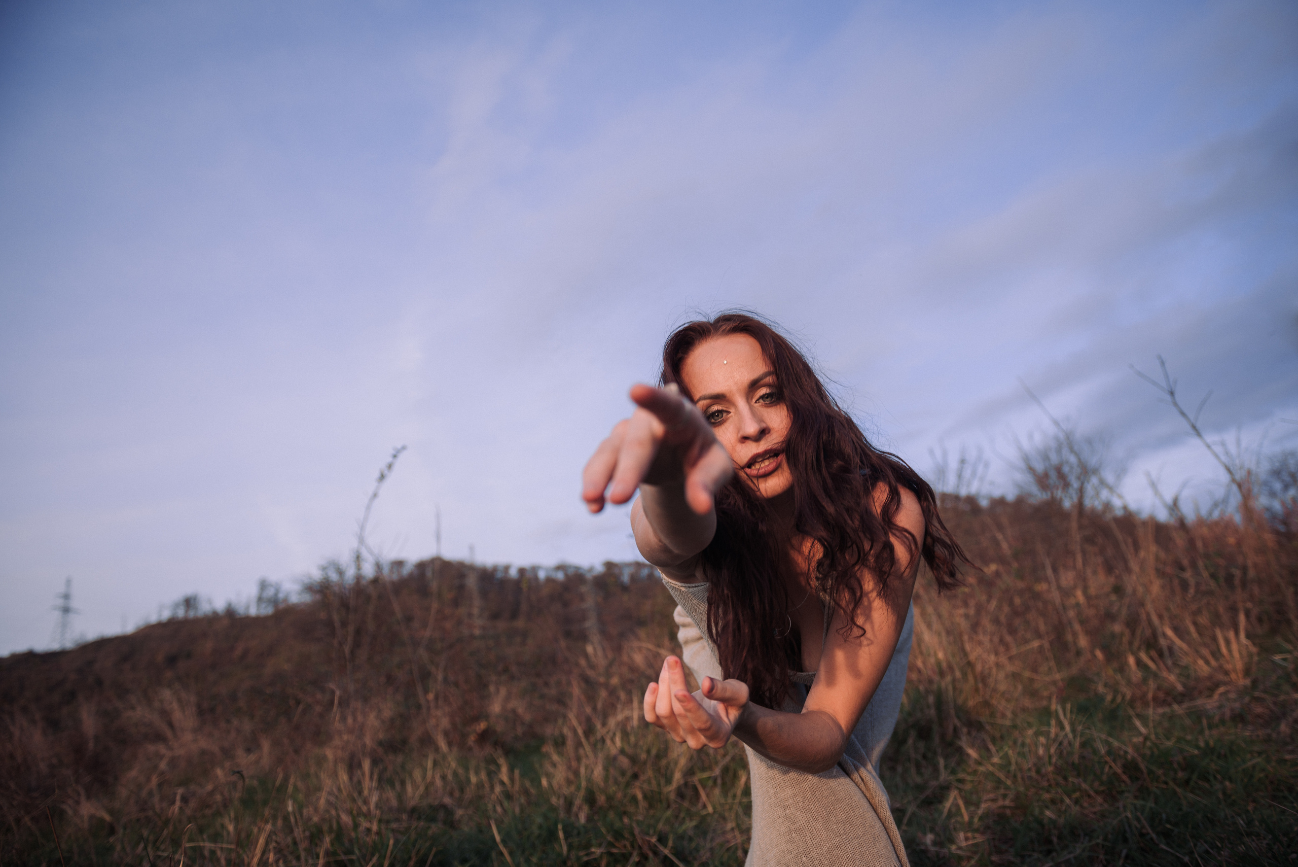 Аня. Фотосессия на холмах. Портретный и репортажный фотограф в Сочи Рамодина Юлия