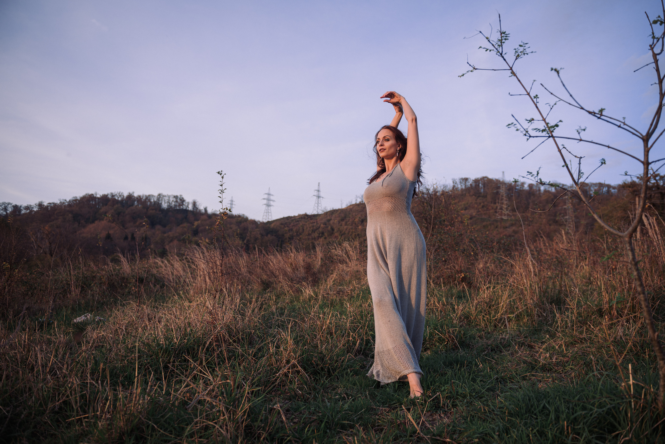 Аня. Фотосессия на холмах. Портретный и репортажный фотограф в Сочи Рамодина Юлия