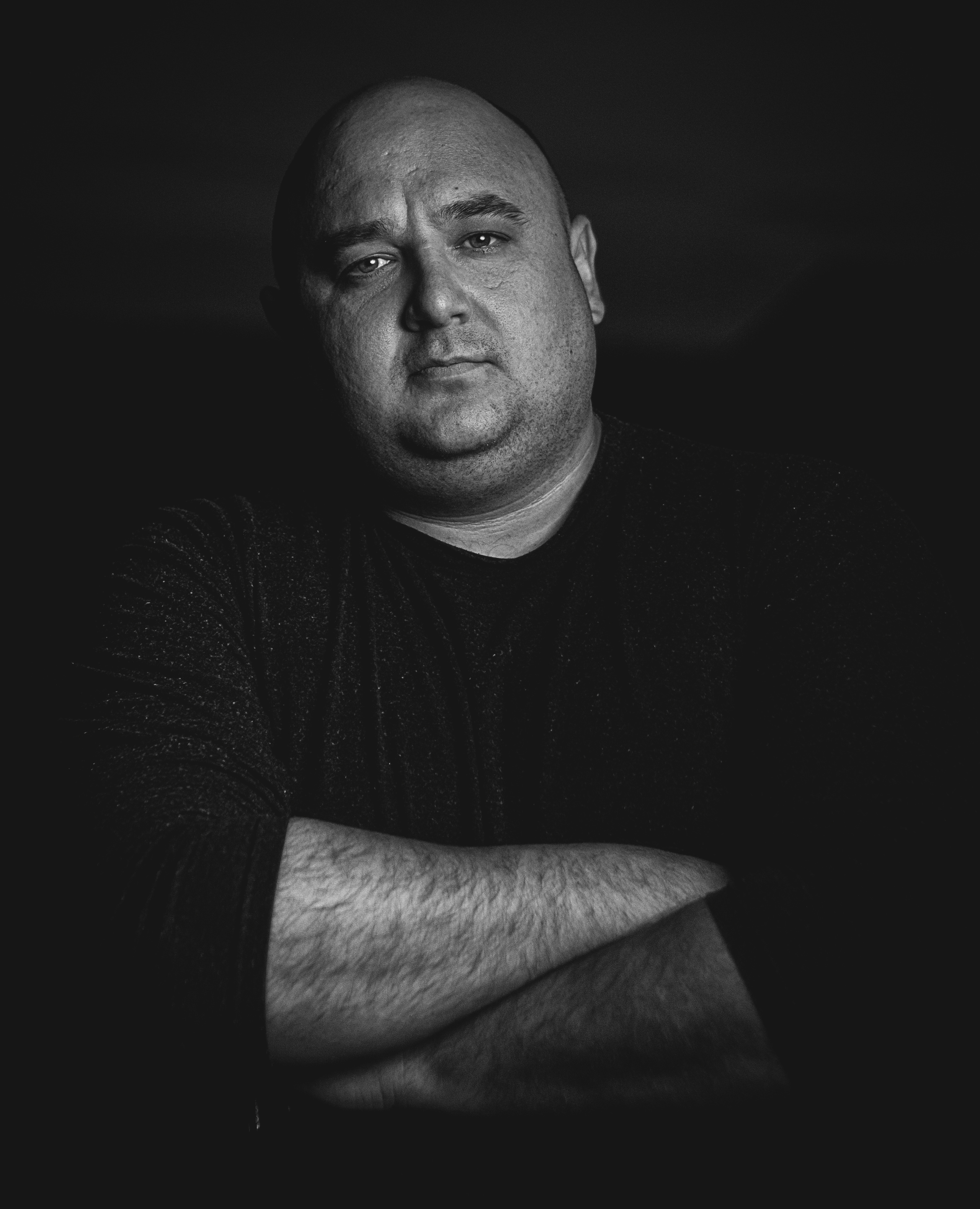 Портрет чб. Портретный фотограф в Москве Антон Орлов