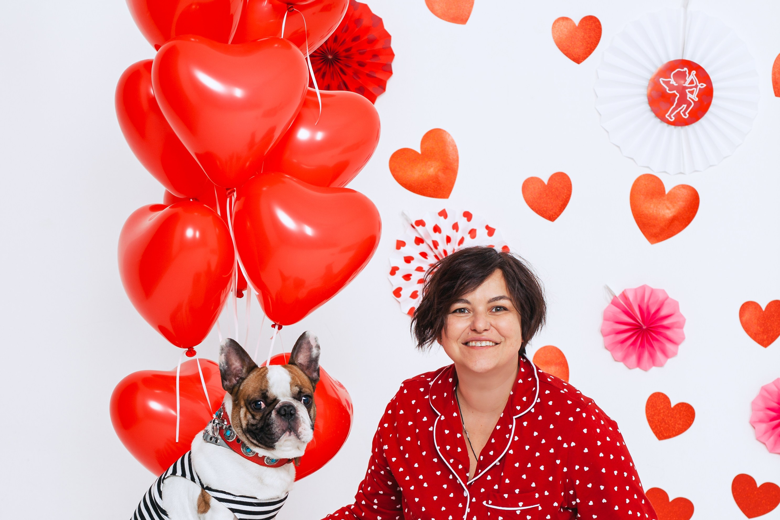 Пижамная вечеринка французских бульдогов и их хозяев. Фотограф-анималист Татьяна Степанова