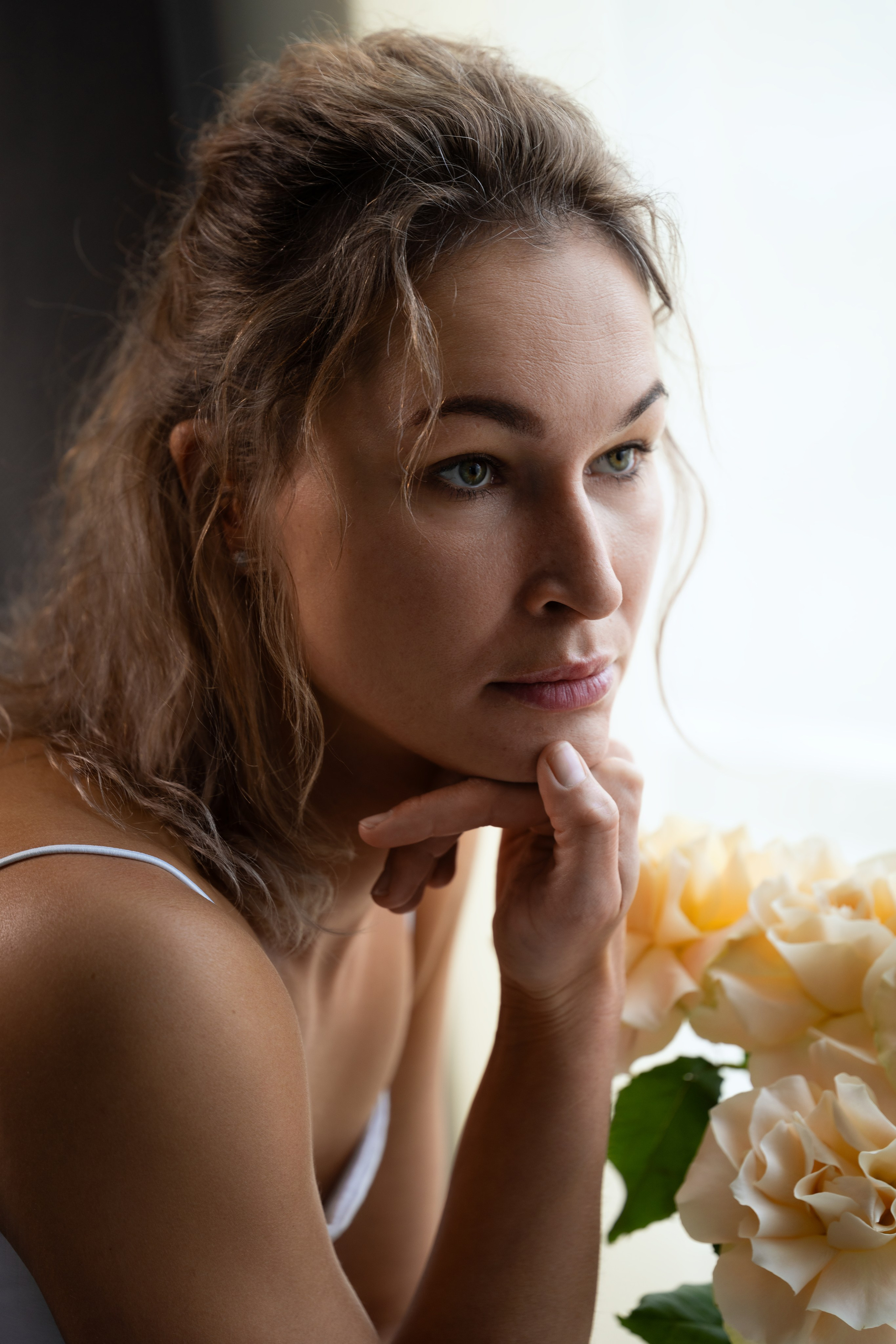 Фотосессия девушки в платье