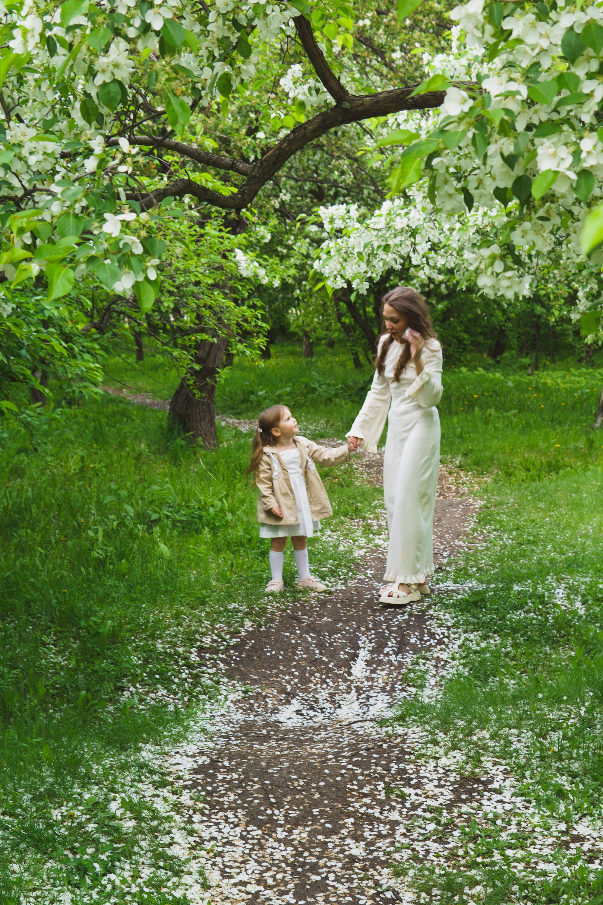Весенняя фотосессия для мамы с дочкой. Челябинск. Портретный фотограф Челябинск Константин Марунин