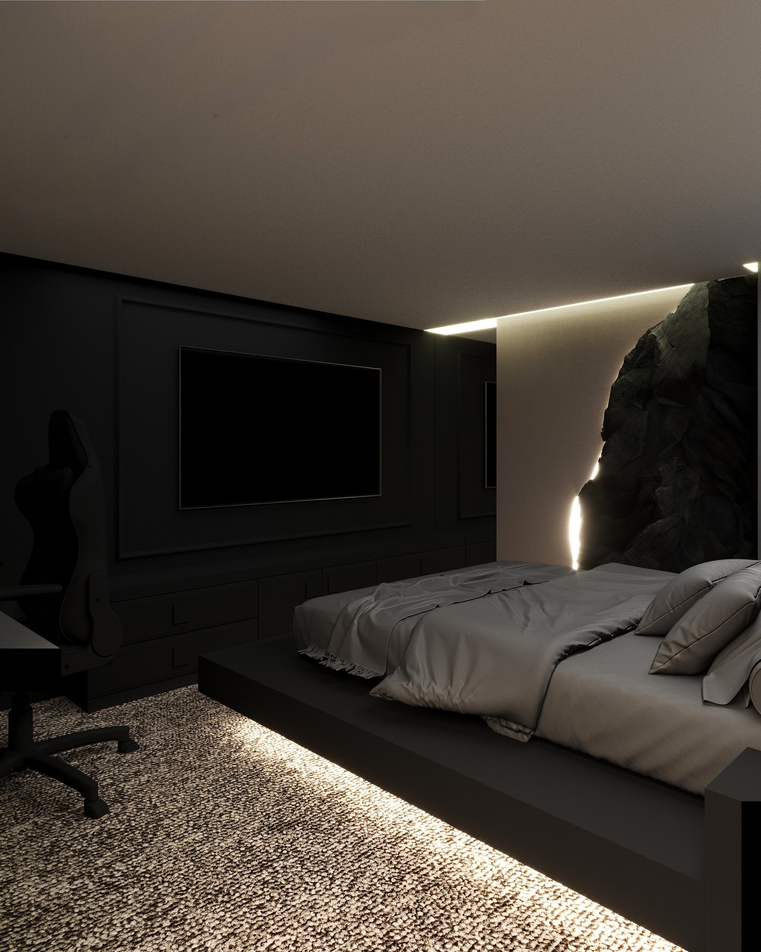 Двухуровневая квартира СПАЛЬНЯ/КАБИНЕТ. Design ViVi — Создаем пространство в котором хочется жить