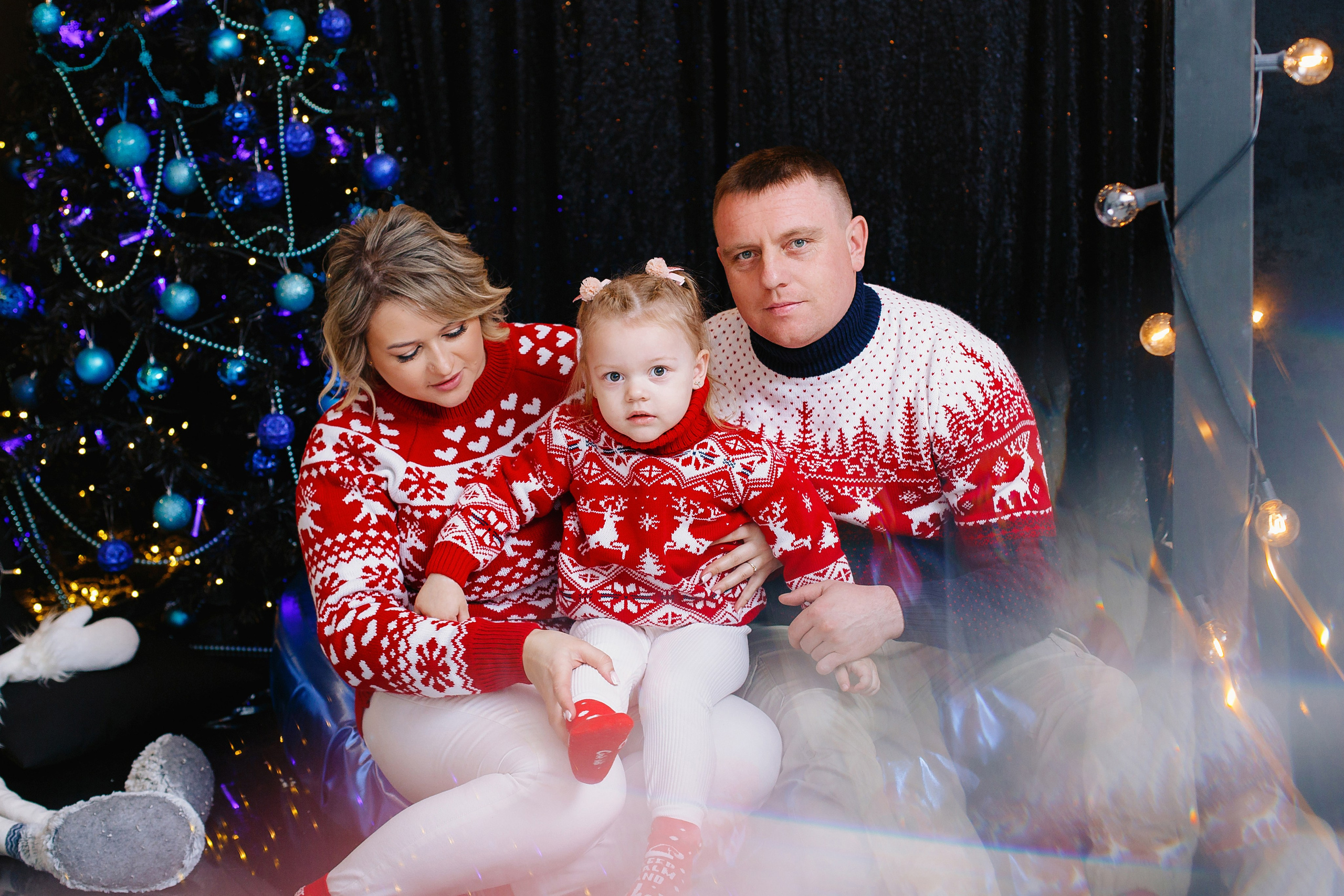 Новогодняя семейная фотосессия. Выпускные альбомы Искитим, Бердск и Новосибирск Крюкова Елена