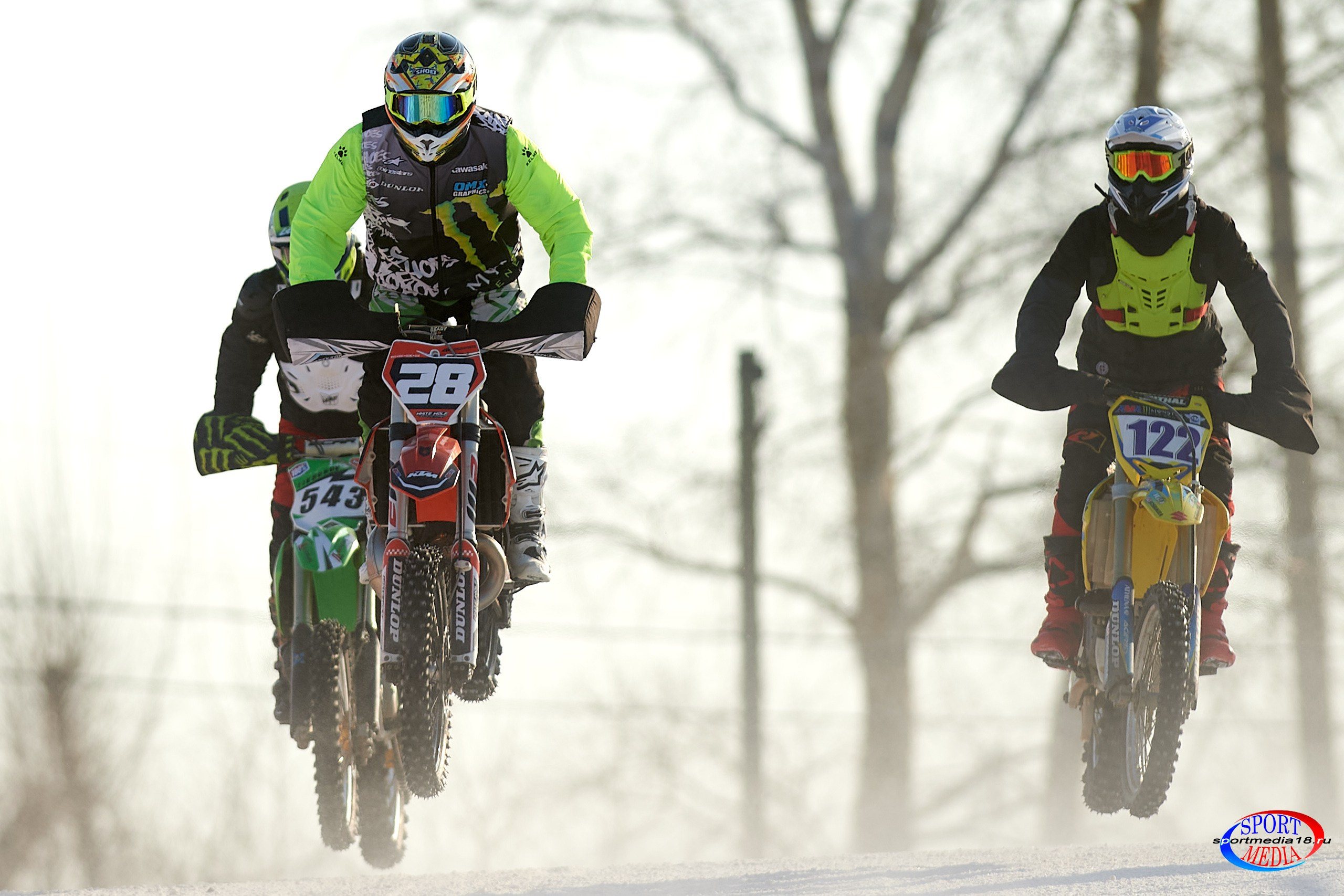 3 этап Кубка Удмуртской Республики по мотокроссу. Воткинск 23.02.2025. Спортивный репортажный фотограф в Ижевске Сергей Мерзляков