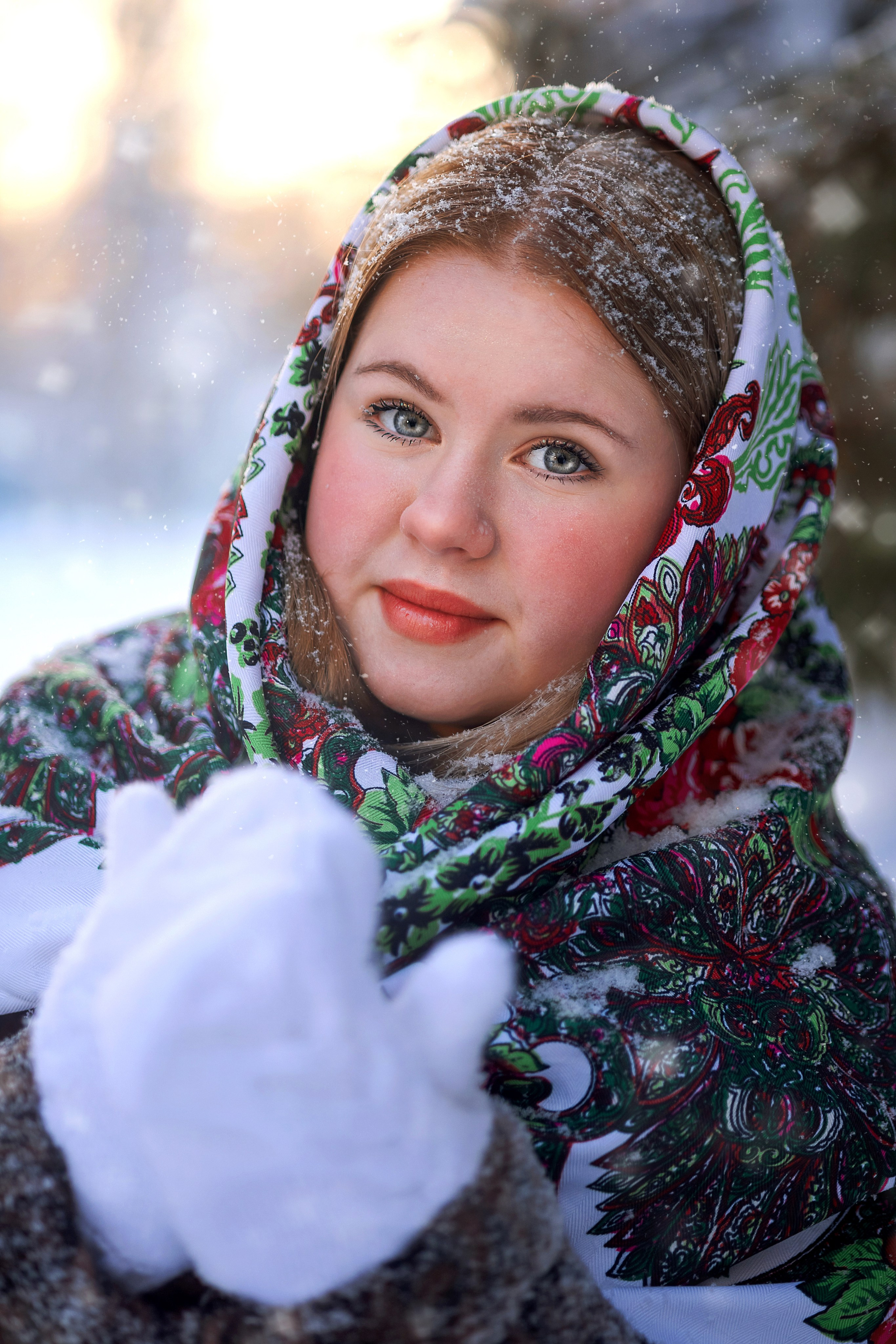 модель, русский стиль, девушка