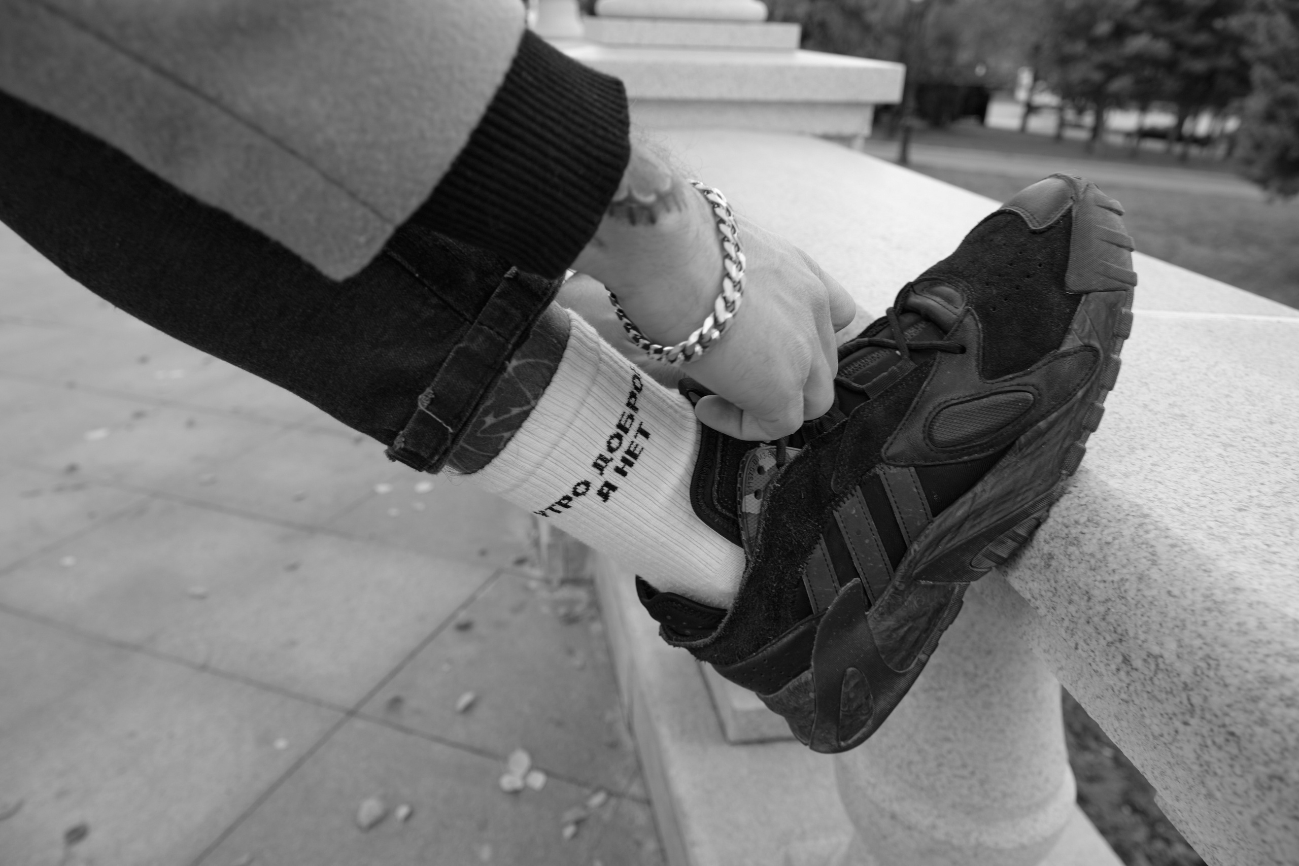 Андрей. Мужской портрет на улице. Свадебный и портретный фотограф в Екатеринбурге Александр Блюденов