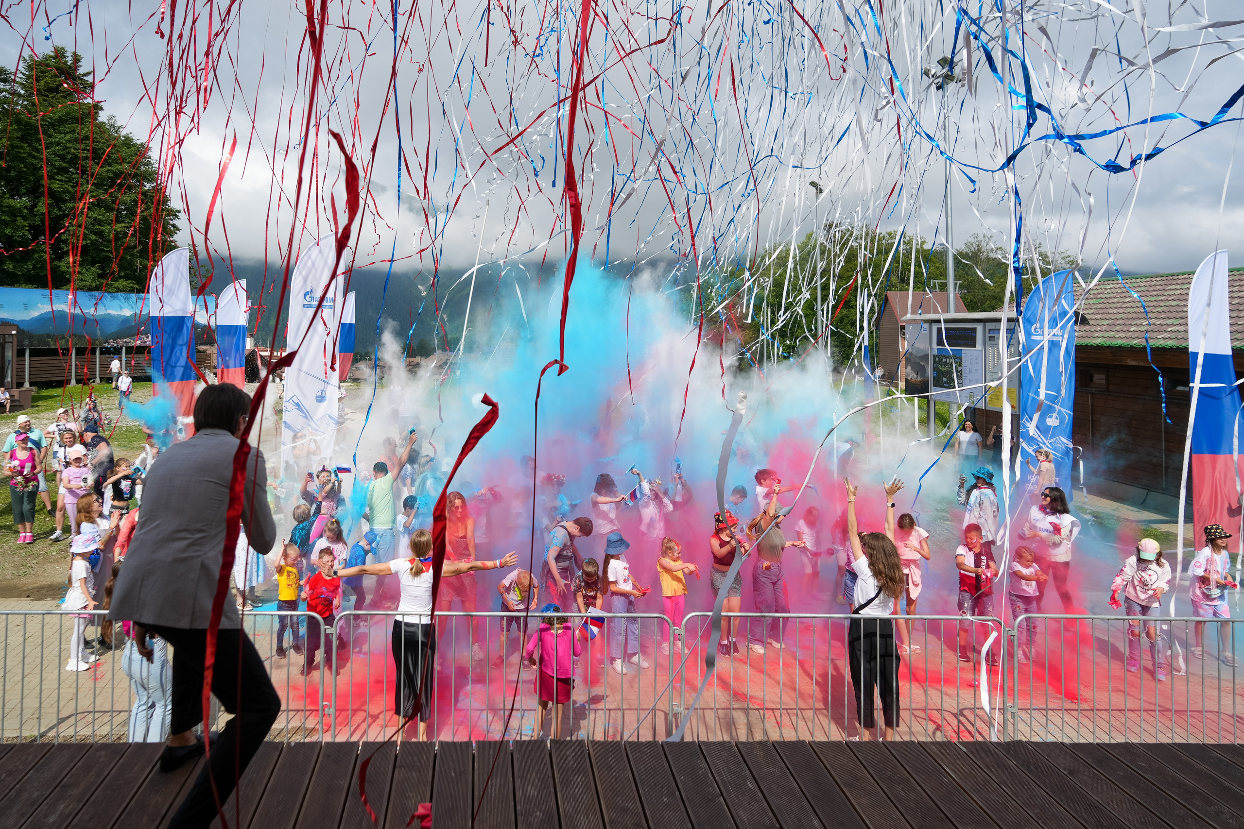 День России на курорте Газпром 2023. Репортажный фотограф в Красной Поляне и Сочи Павлюченко Екатерина