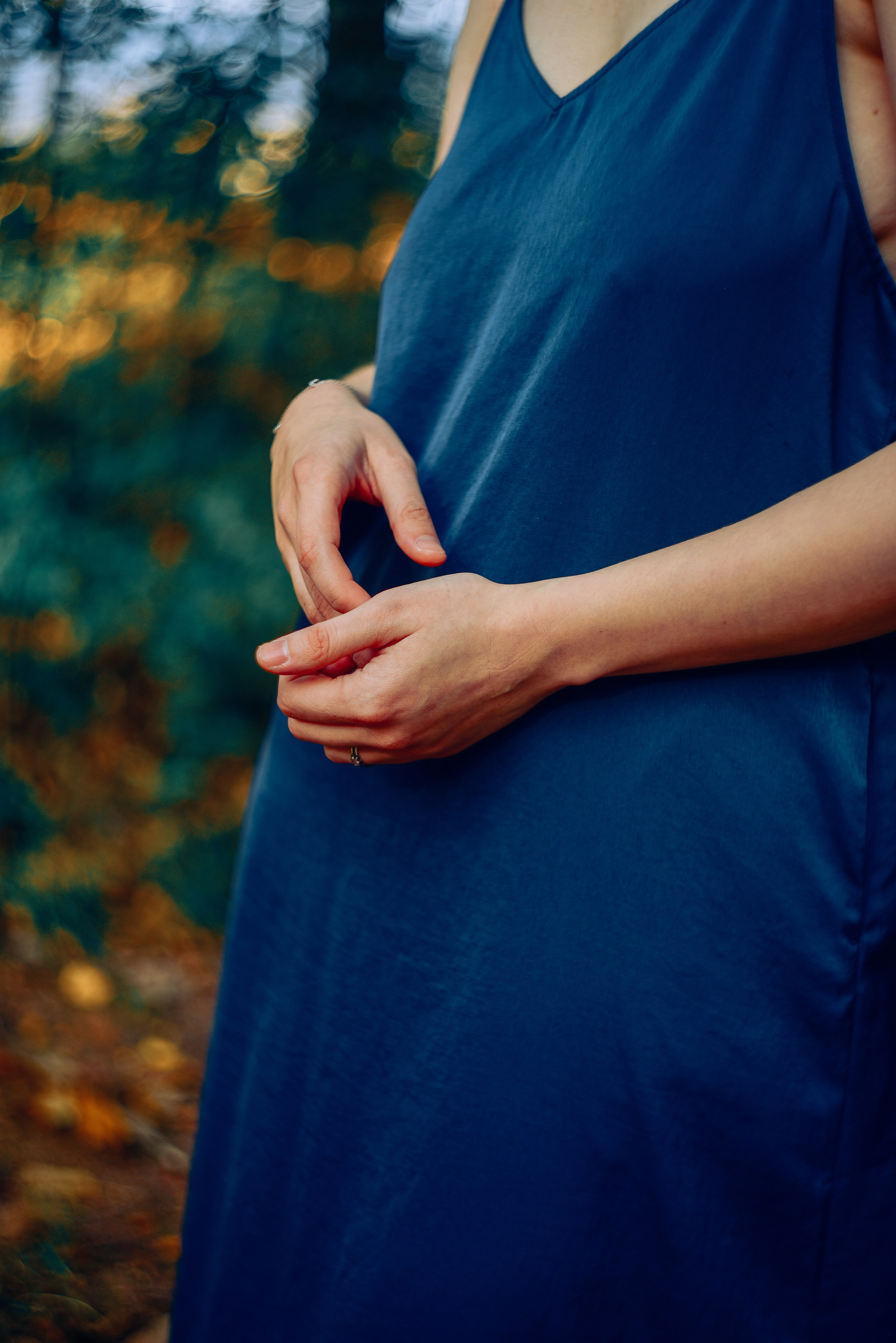 женская фотосессия в лесу