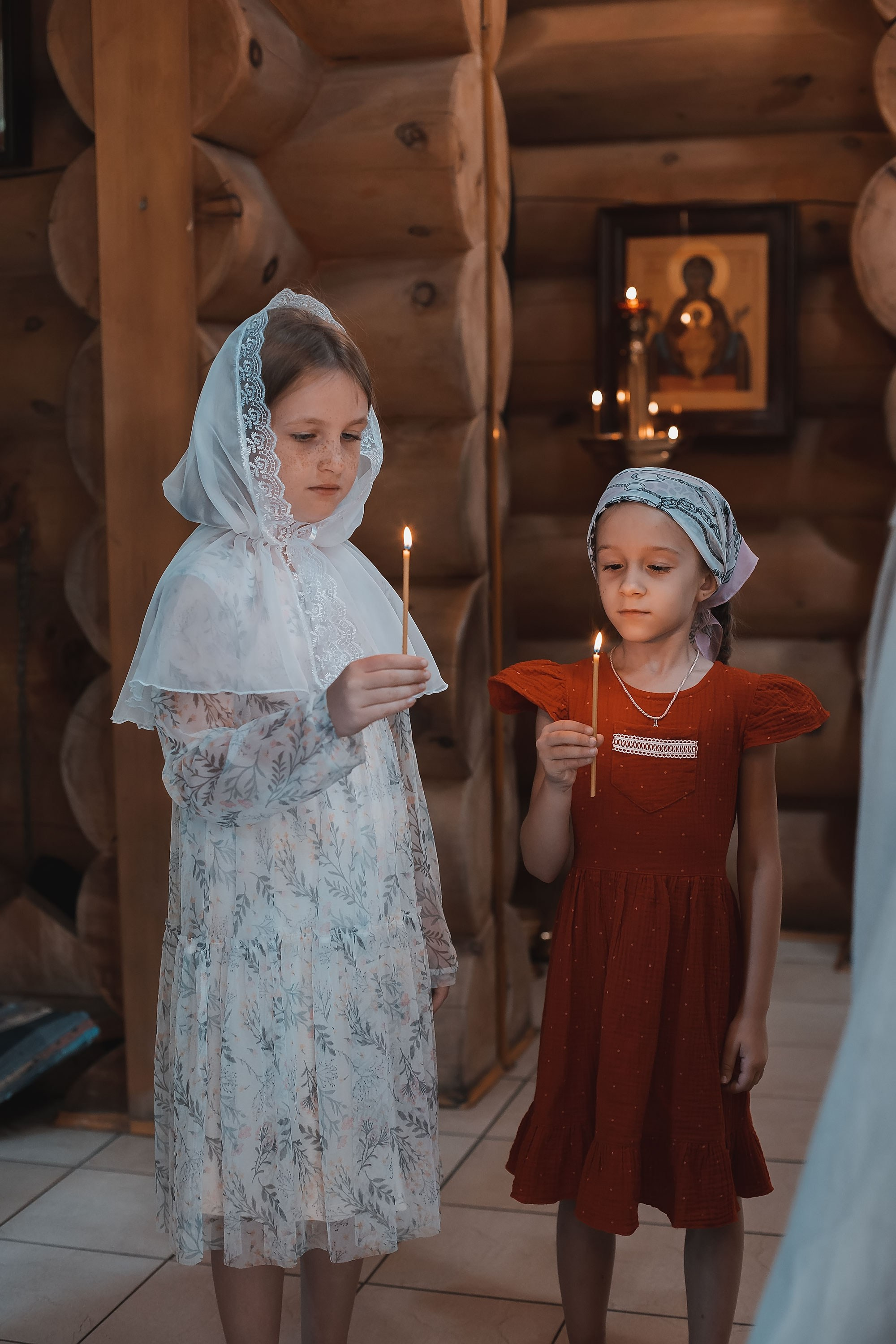 Крещение Ксении. Семейный, индивидуальный фотограф в Москве Ангели Марина