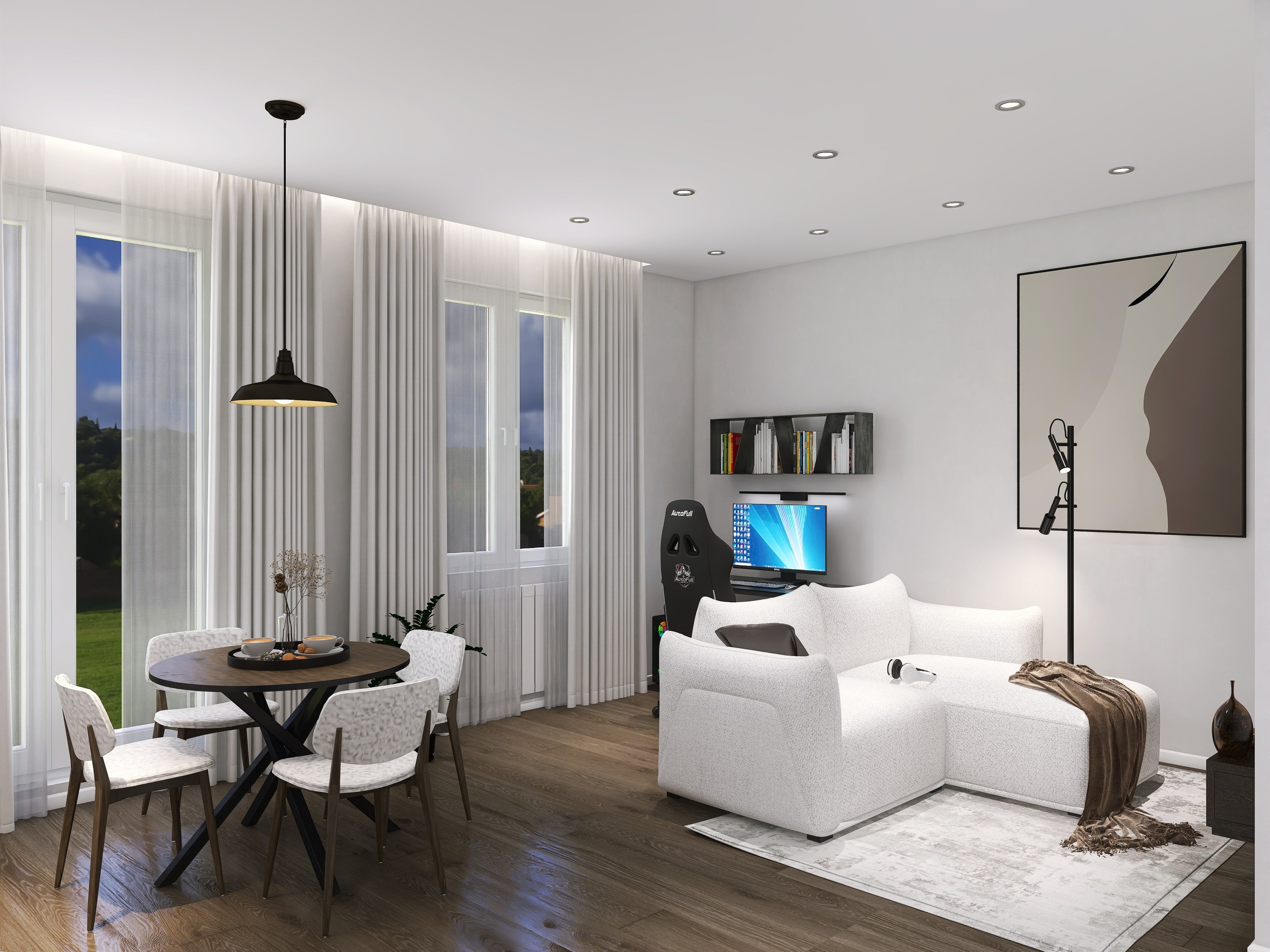 КП Green Park. Площадь 60 кв. м. Дизайнер интерьера в Новосибирске_Елена Сергеева