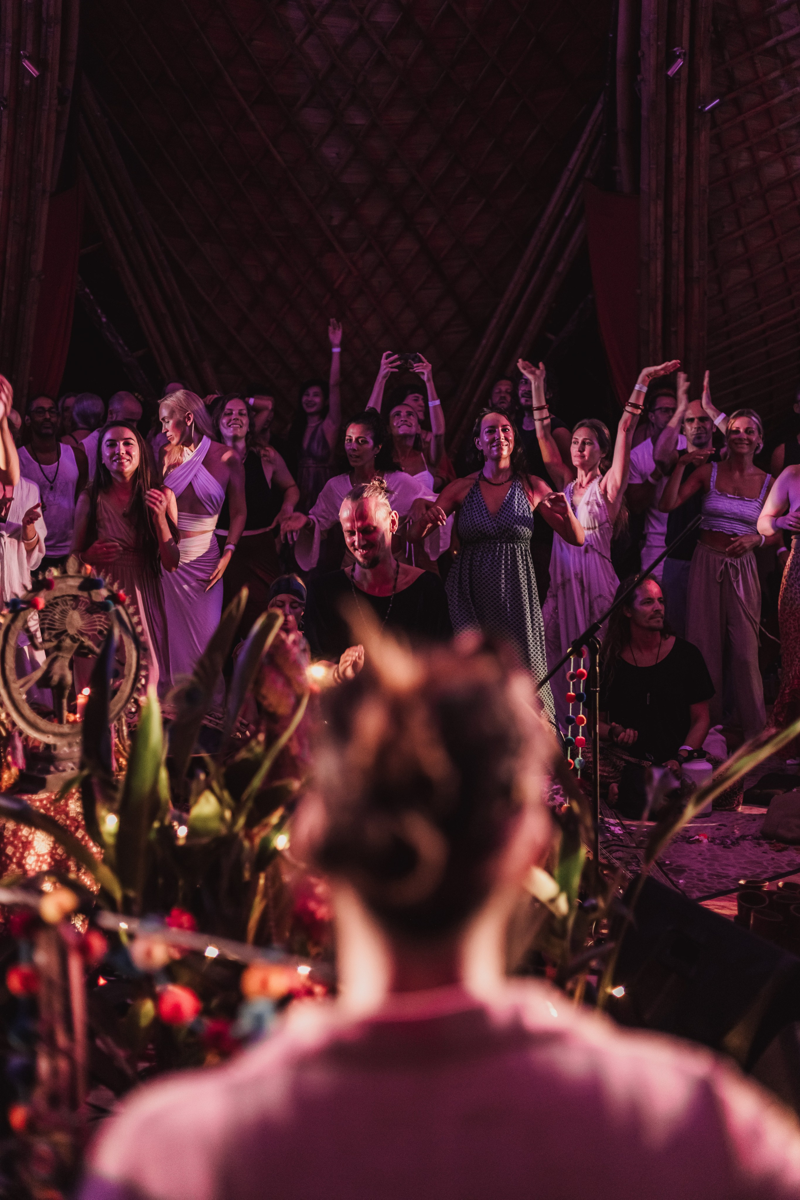 Hanuman Project kirtan at Alchemy april. Mariam Bagdasaryan