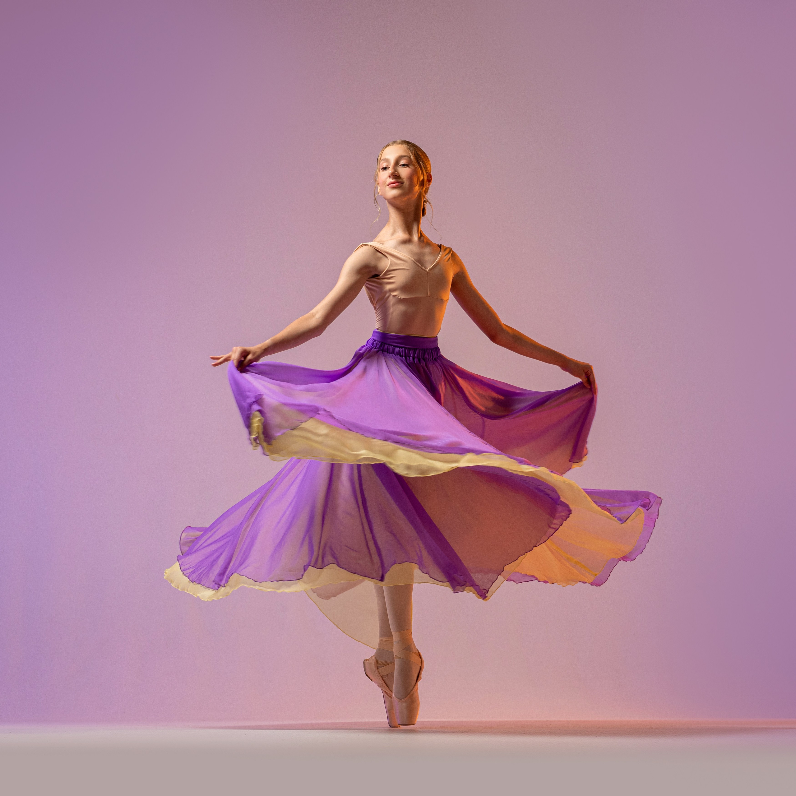 Балетная съёмка на белой циклораме и фонах. Балетный фотограф Алина Ханько — Душа Балета