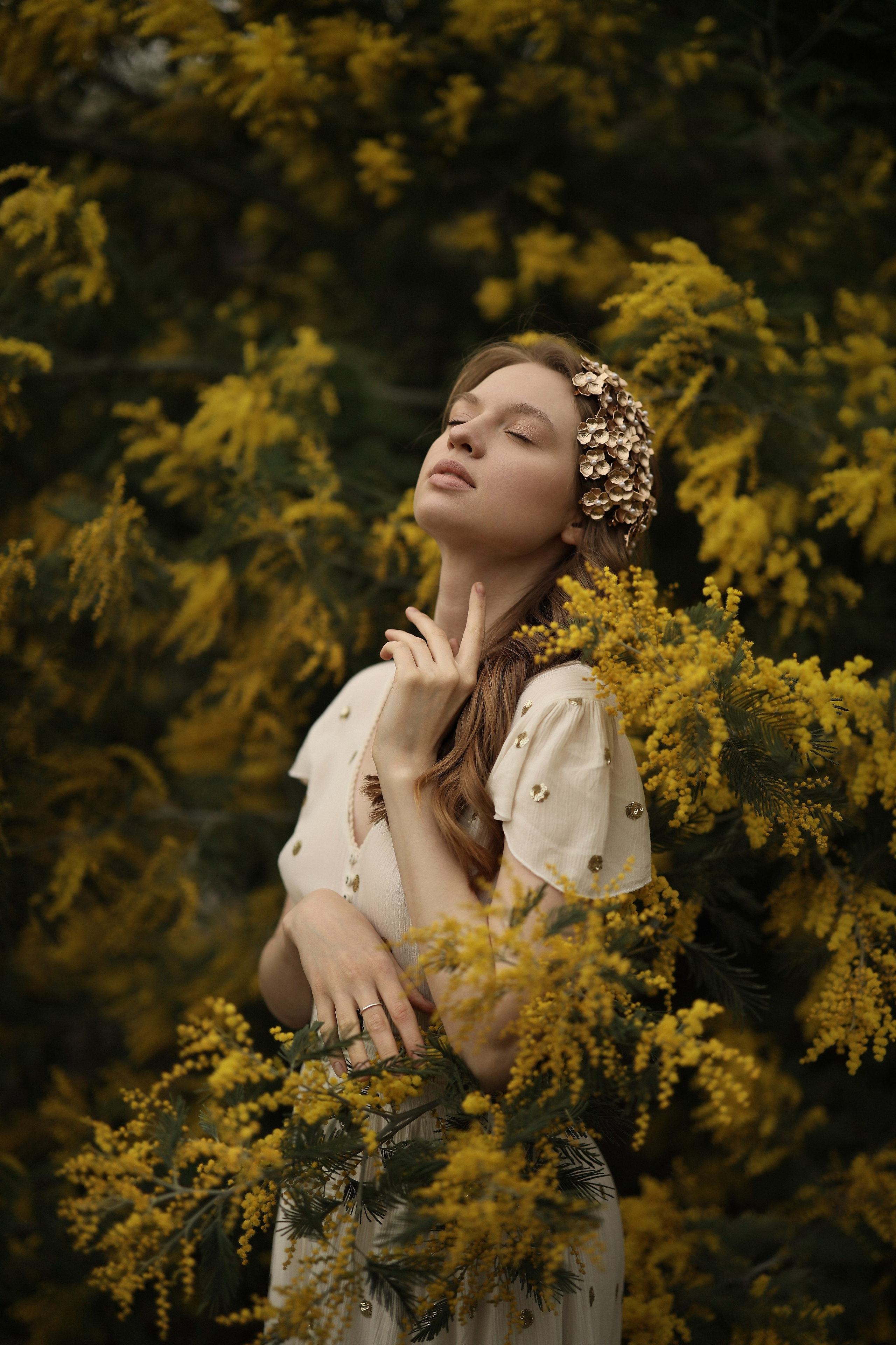 Фотосессия в мимозе для Катерины. Свадебный и семейный фотограф в Абхазии Жанна Соснина