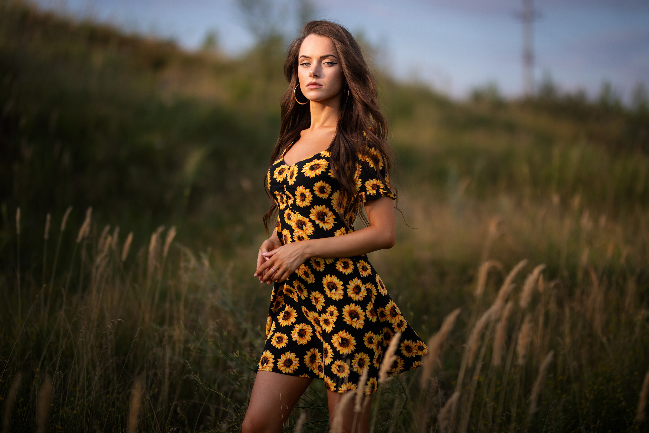 Летняя съемка с Екатериной на природе в парке Белый Колодец в формате для «себя»