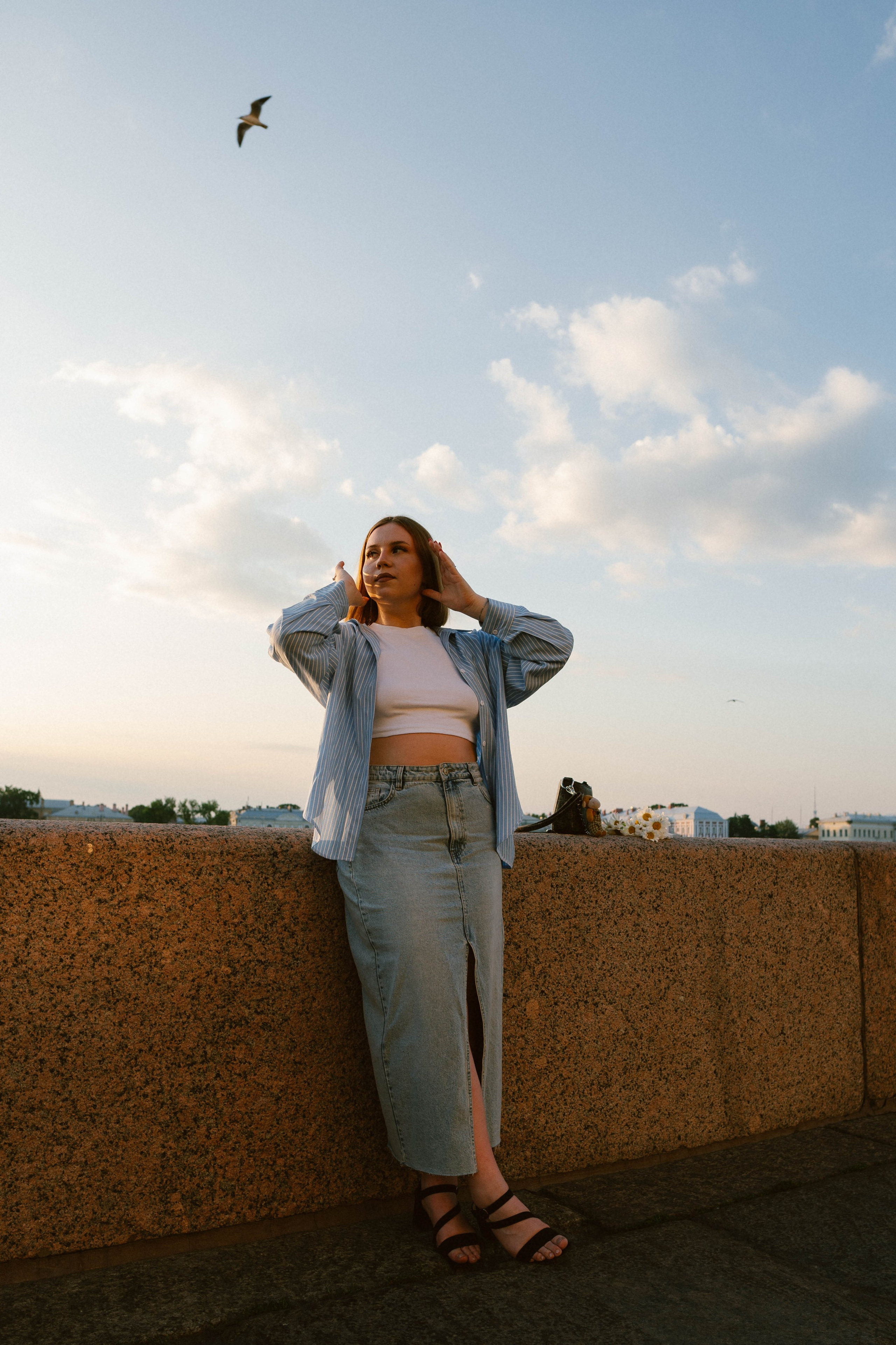 Виктория, ромашки и летний закат. Фотограф в Санкт-Петербурге Головина Анастасия