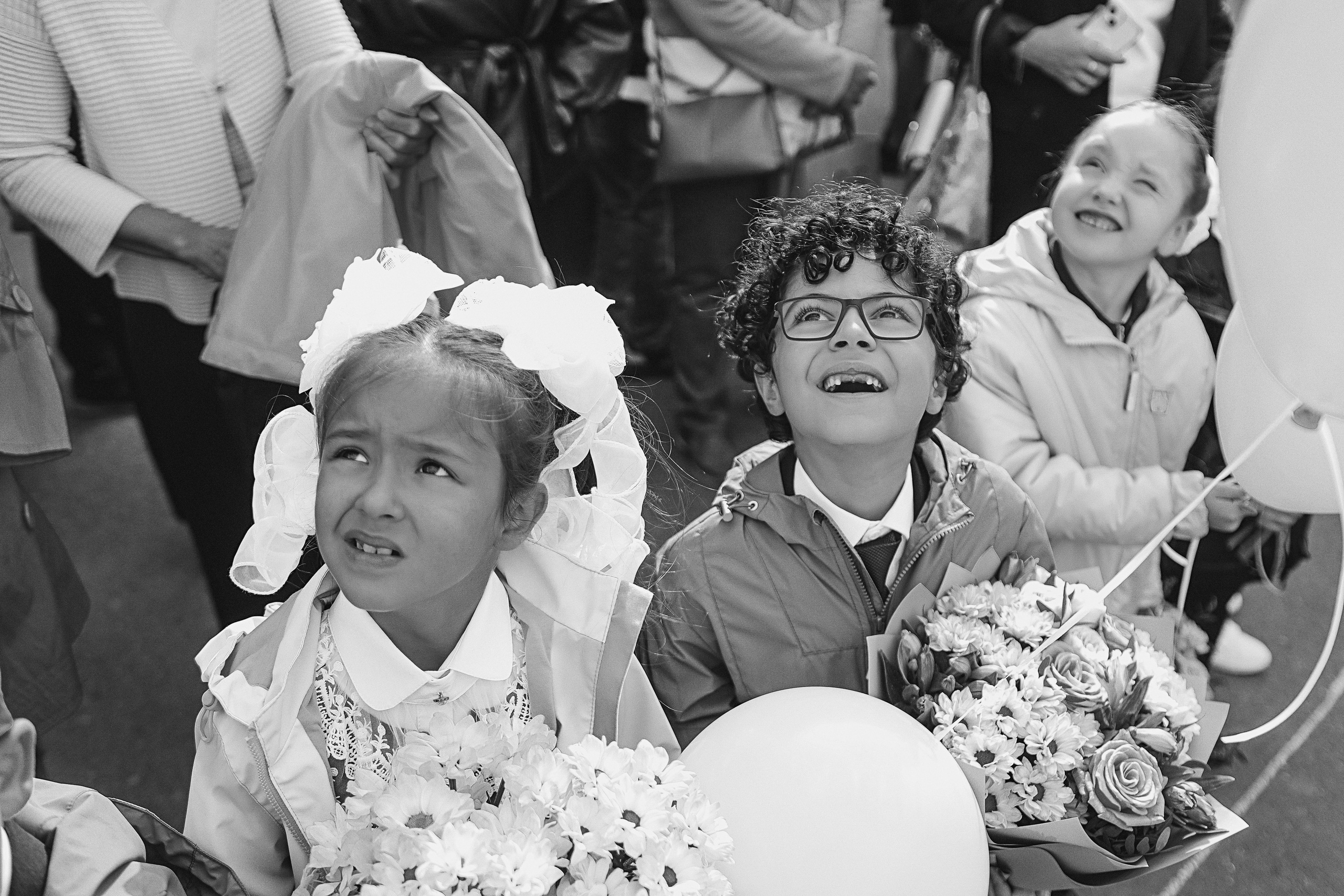 1 сентября линейка+кл час+портреты. Семейный фотограф Тюмень, фотограф на роды Салмина Мария