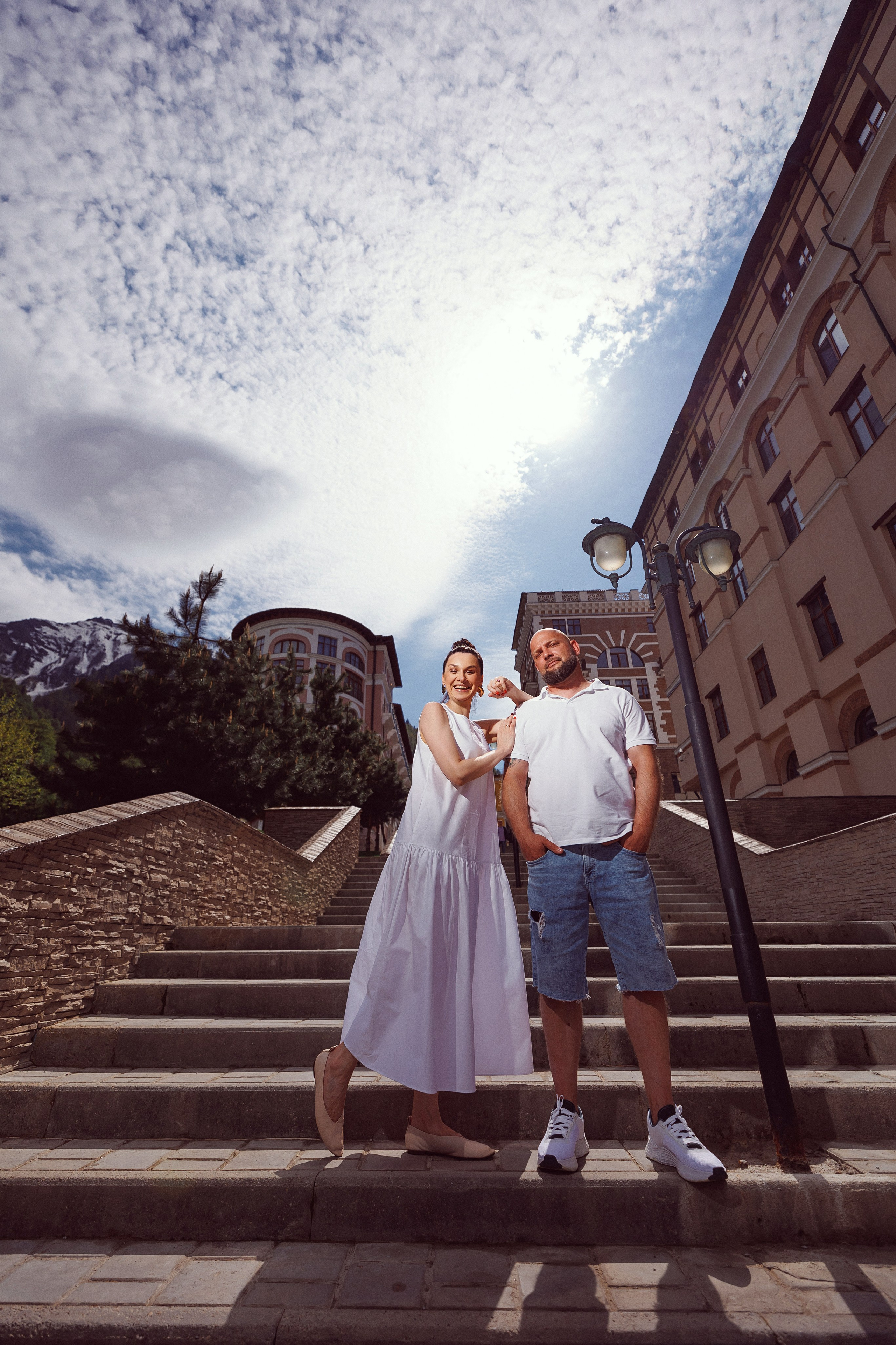 Семейная фотосессия в горах на Красной поляне. Свадебный и семейный фотограф в Сочи Денис Вялов