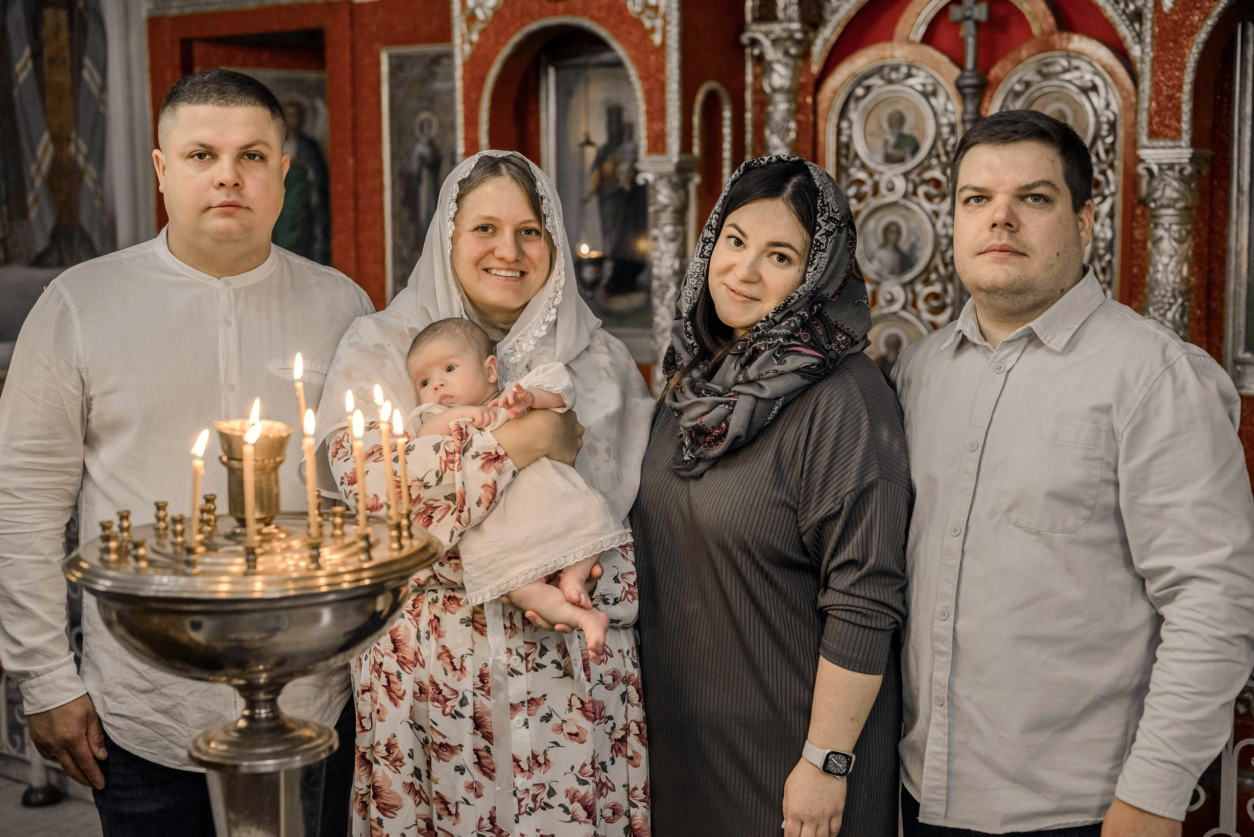 Крещение (мама Регина). Семейный и детский фотограф Москва